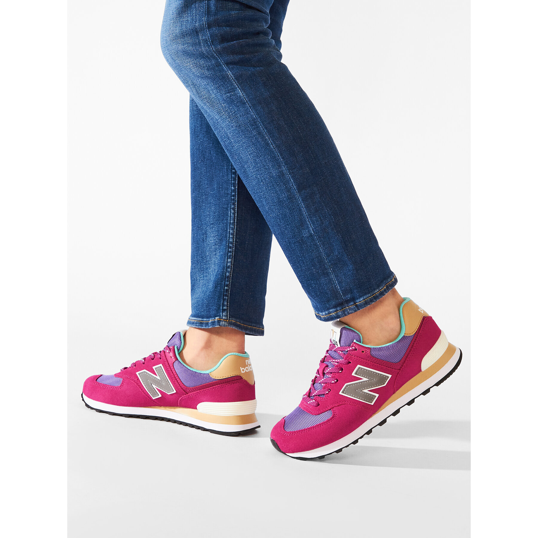 New Balance Сникърси U574PI2 Розов - Pepit.bg