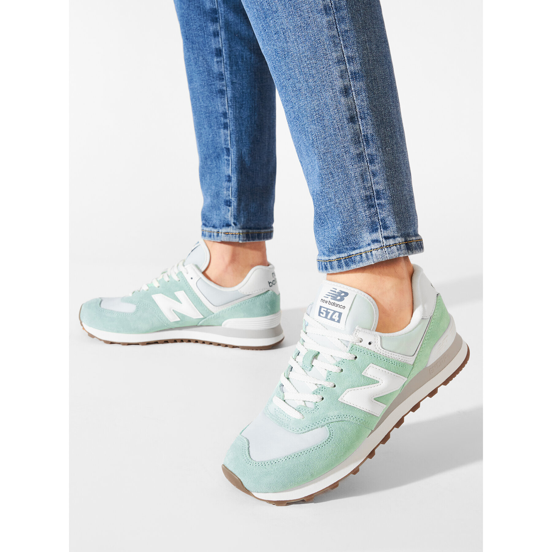 New Balance Сникърси U574RD2 Зелен - Pepit.bg