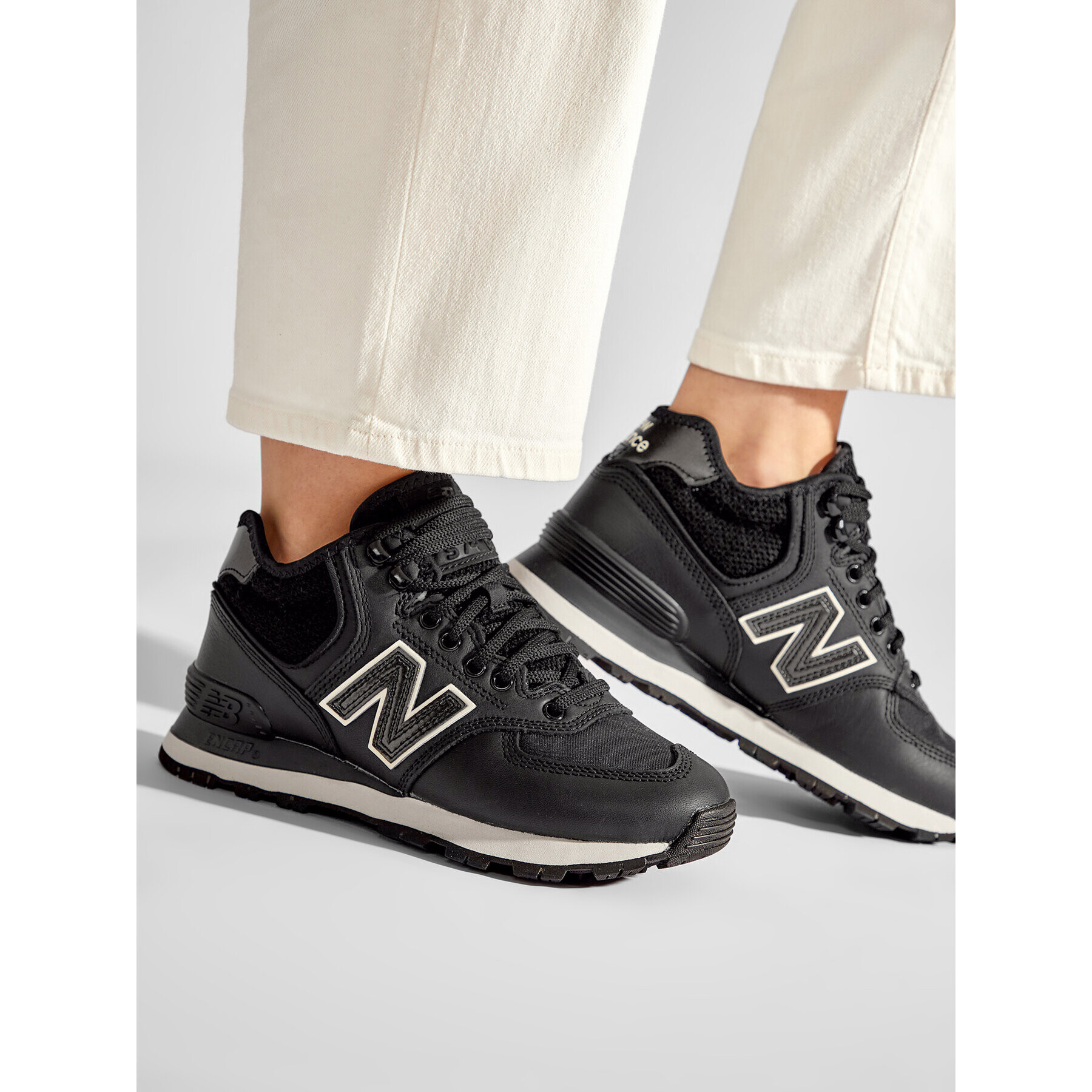 New Balance Сникърси WH574MI2 Черен - Pepit.bg