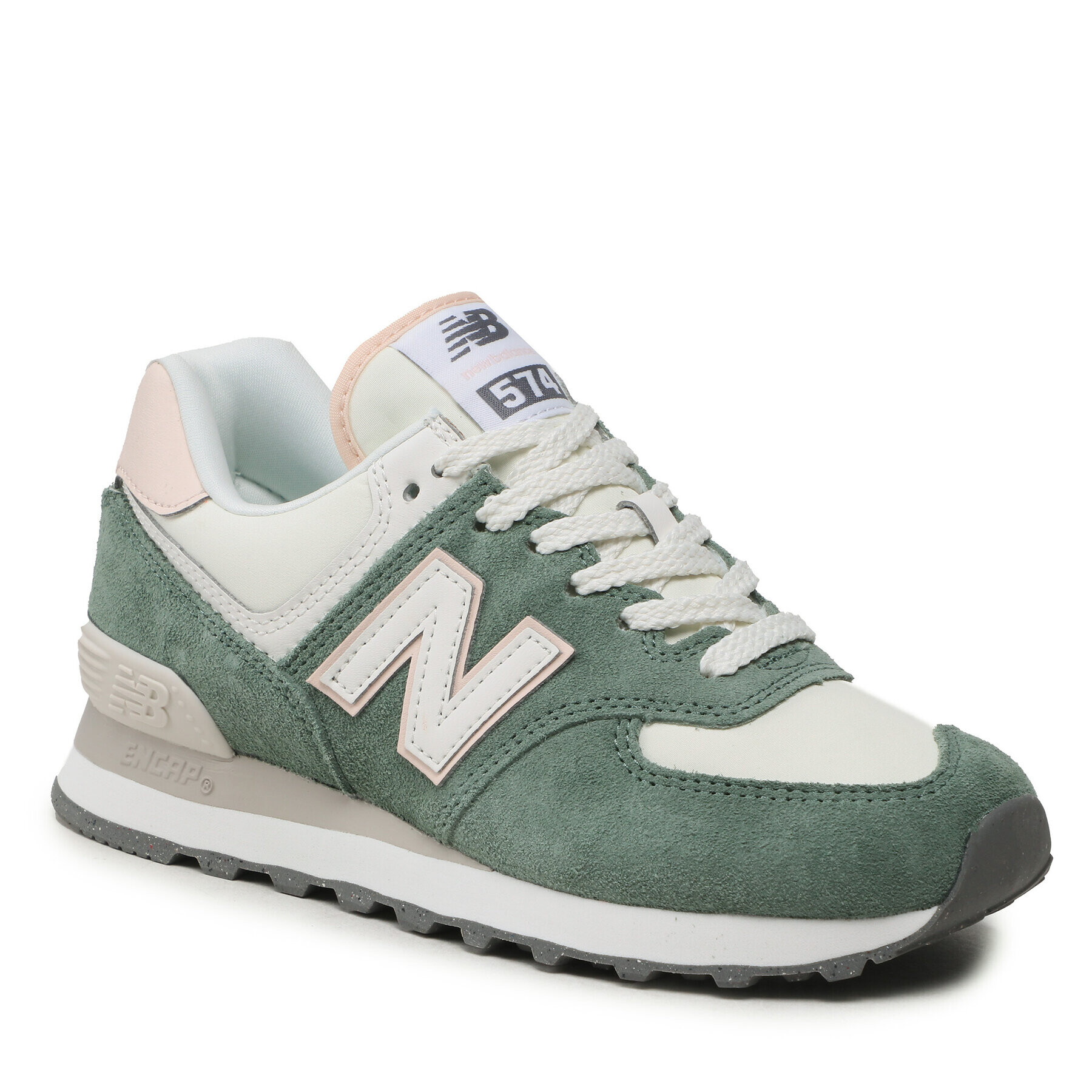 New Balance Сникърси WL574AJ2 Зелен - Pepit.bg