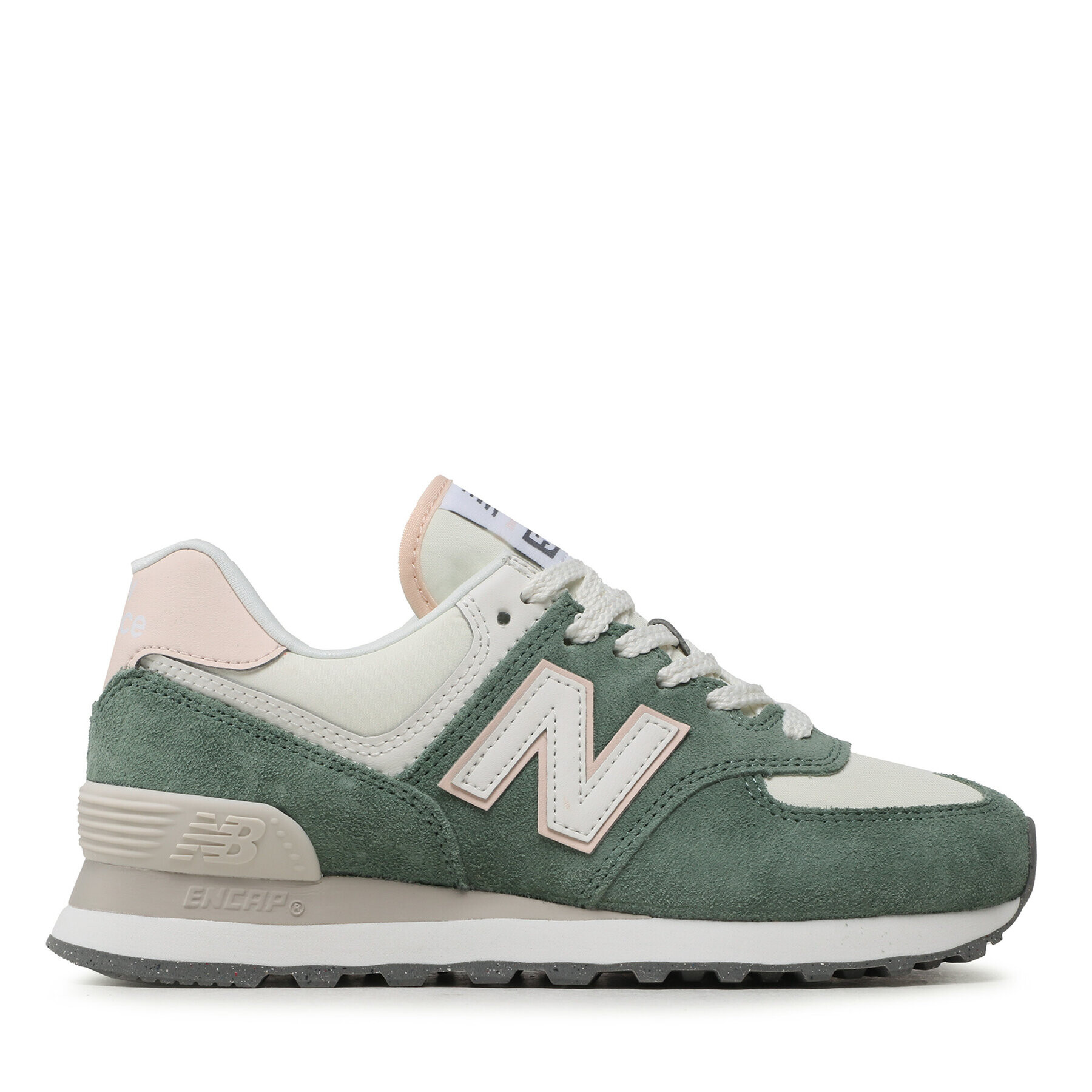 New Balance Сникърси WL574AJ2 Зелен - Pepit.bg