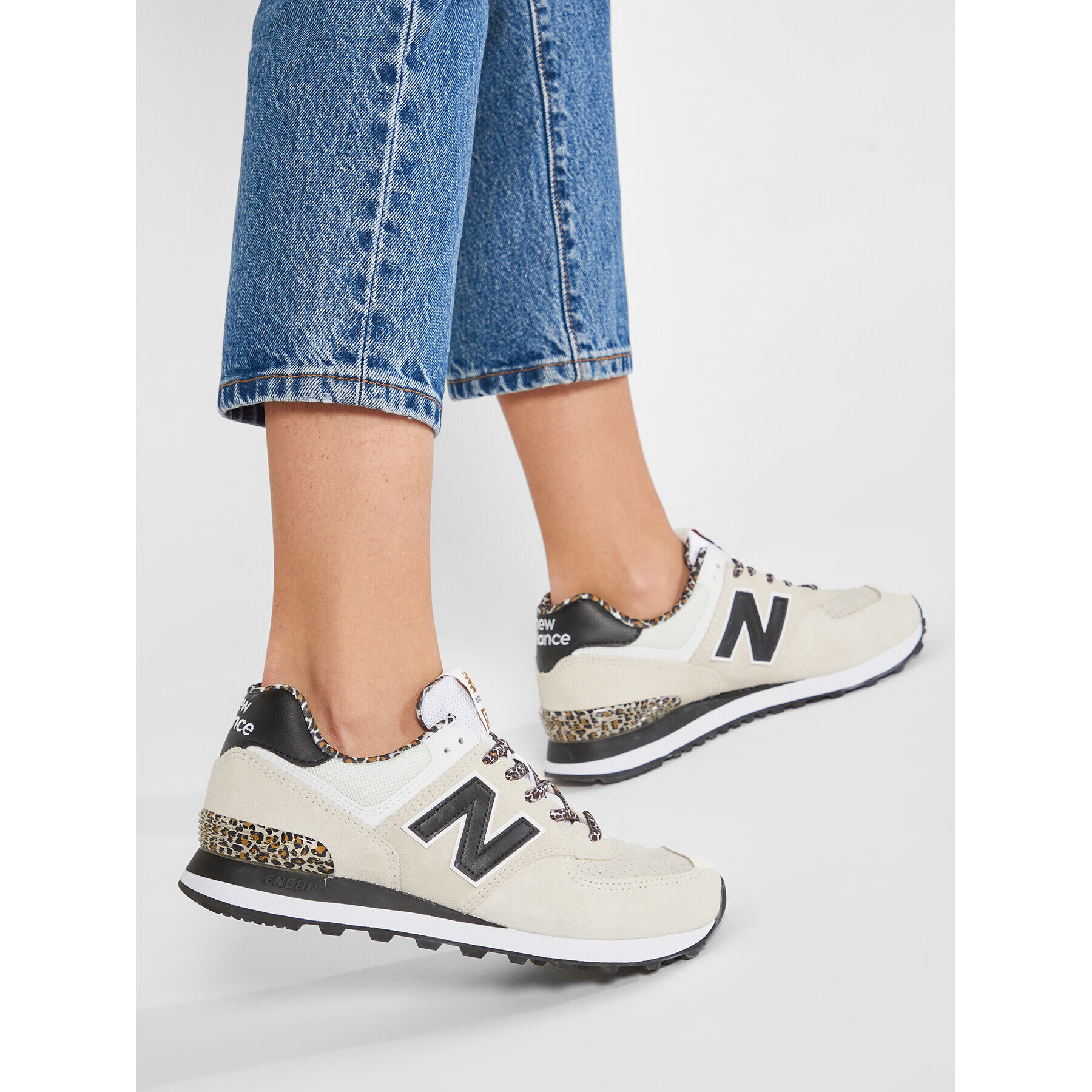 New Balance Сникърси WL574AT2 Бежов - Pepit.bg