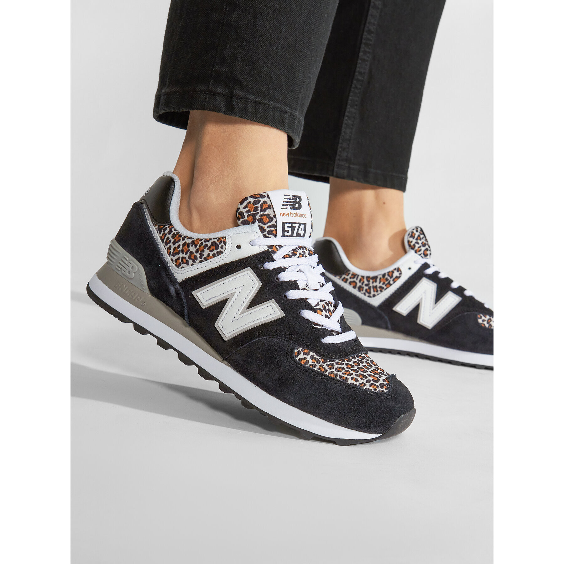 New Balance Сникърси WL574BI2 Черен - Pepit.bg