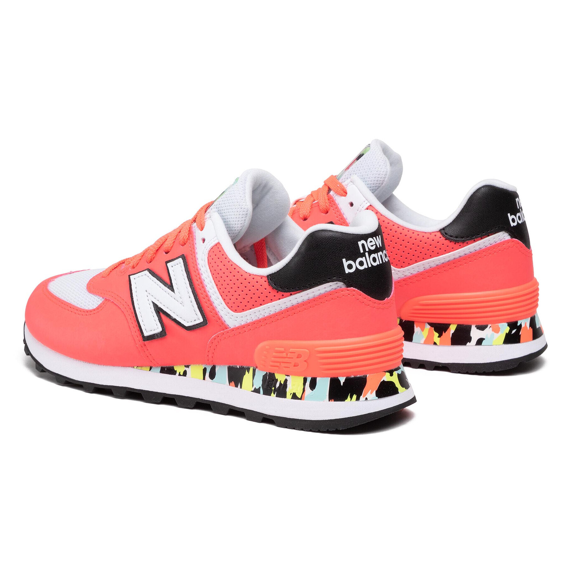 New Balance Сникърси WL574CU2 Оранжев - Pepit.bg
