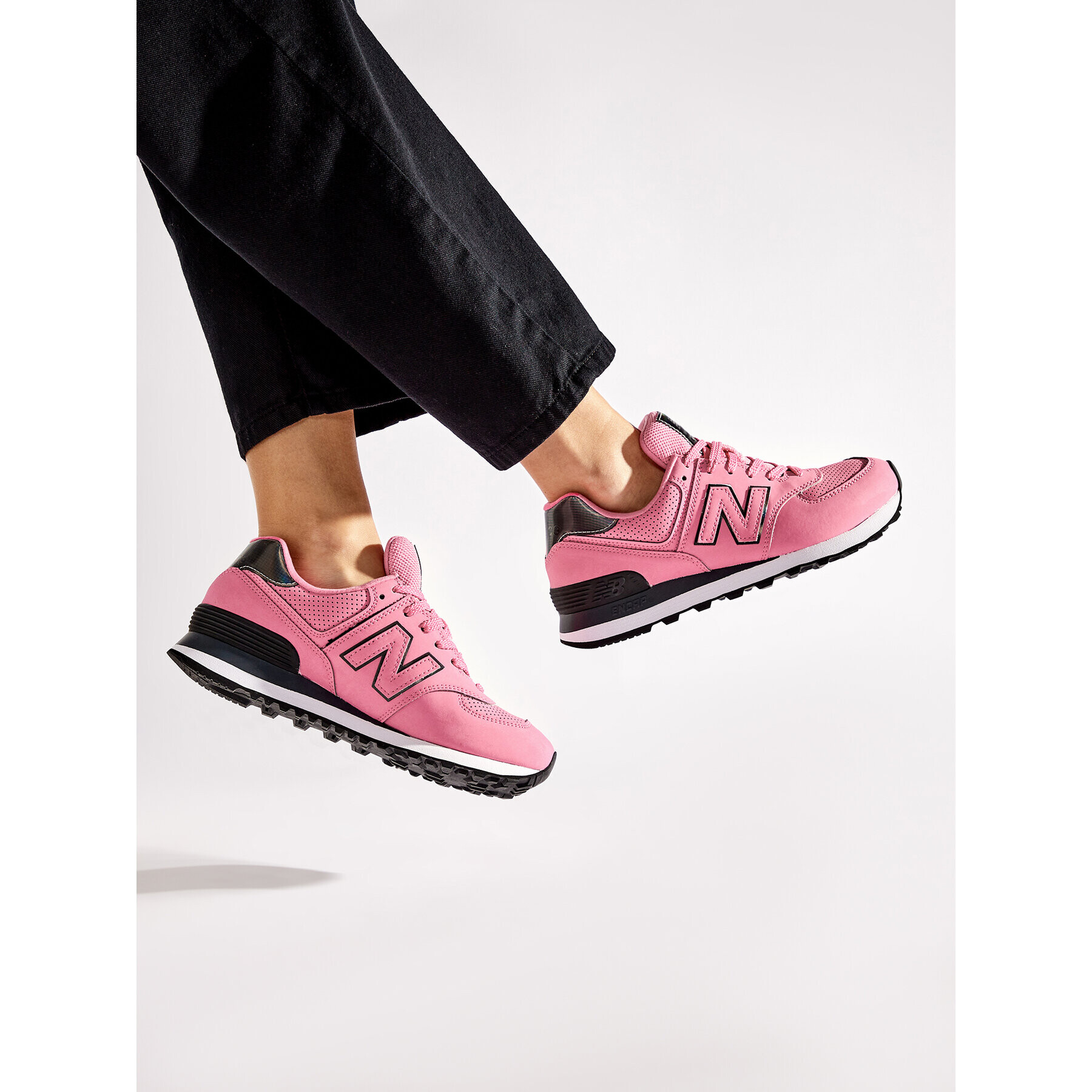 New Balance Сникърси WL574DT2 Розов - Pepit.bg