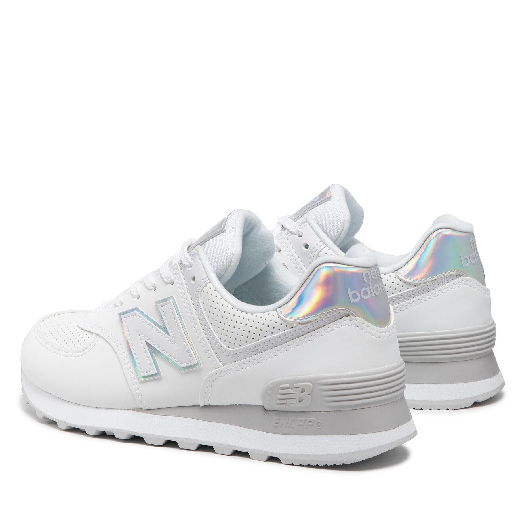 New Balance Сникърси WL574HU2 Бял - Pepit.bg