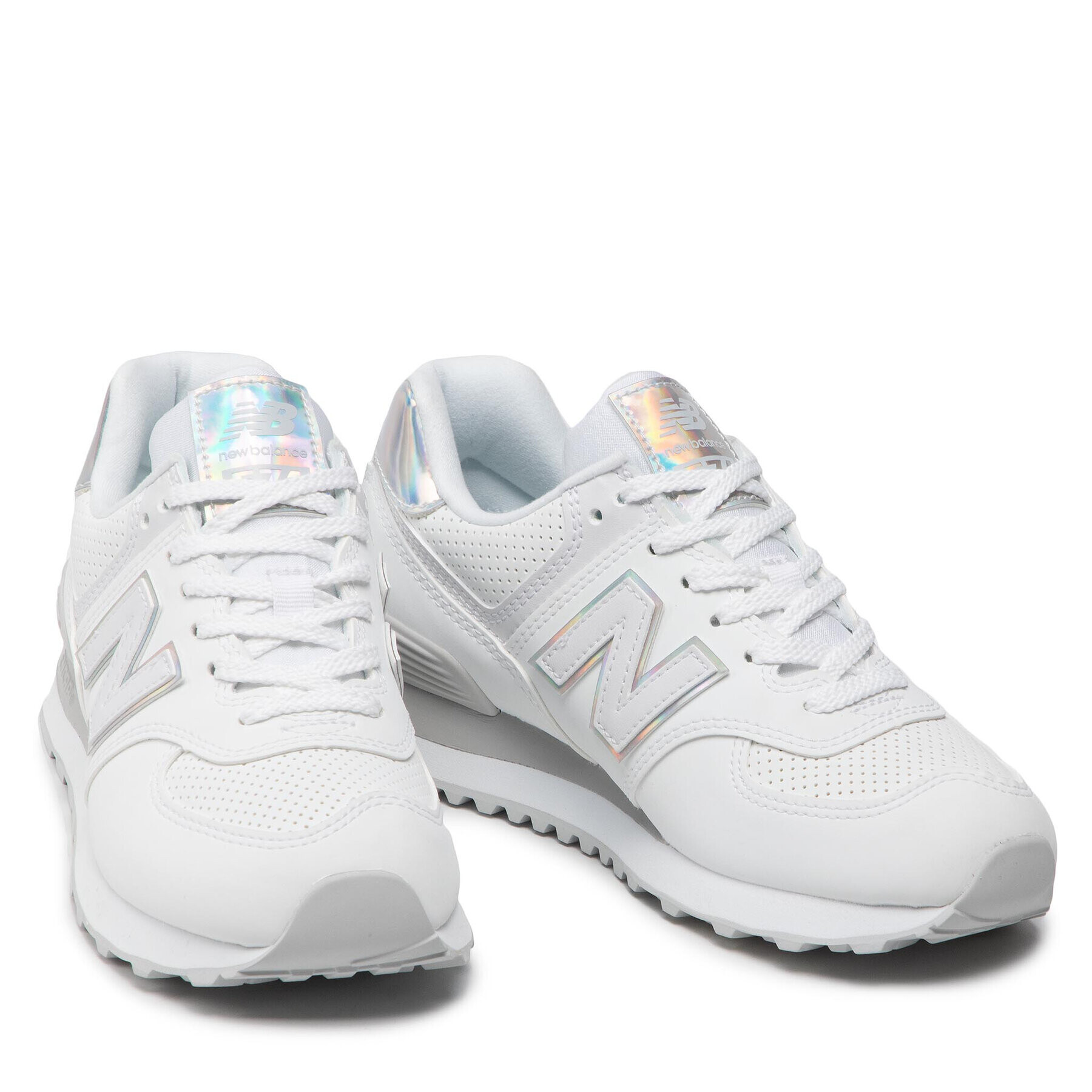 New Balance Сникърси WL574HU2 Бял - Pepit.bg
