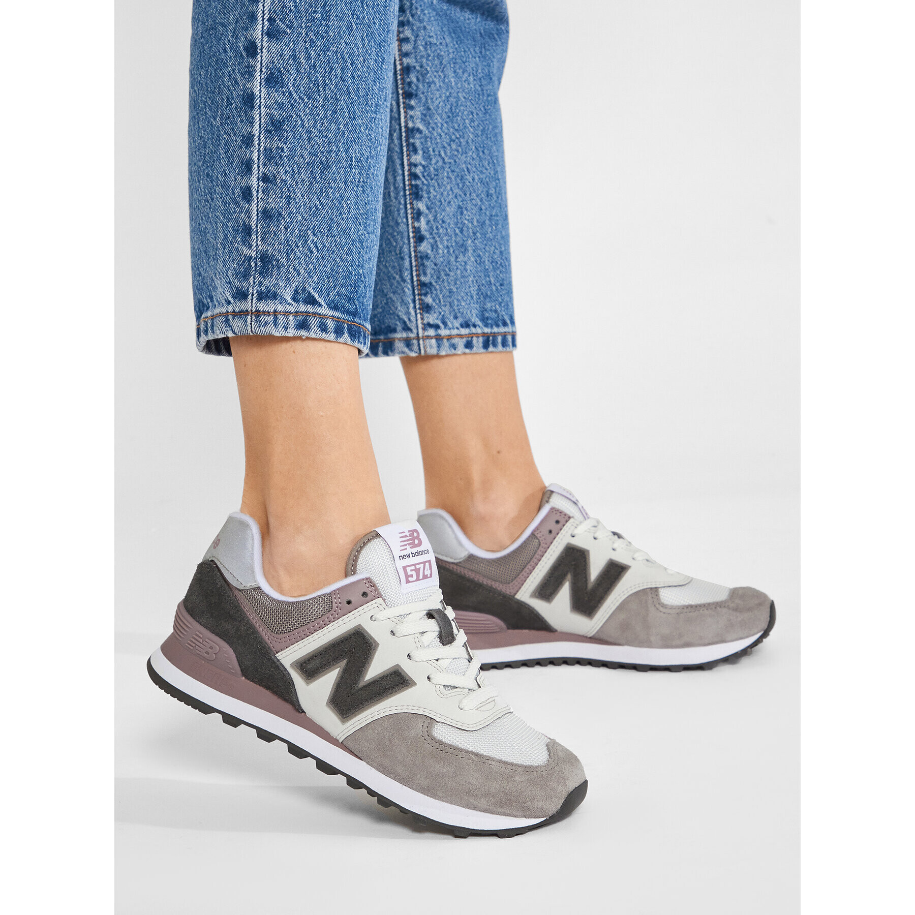 New Balance Сникърси WL574IK2 Сив - Pepit.bg
