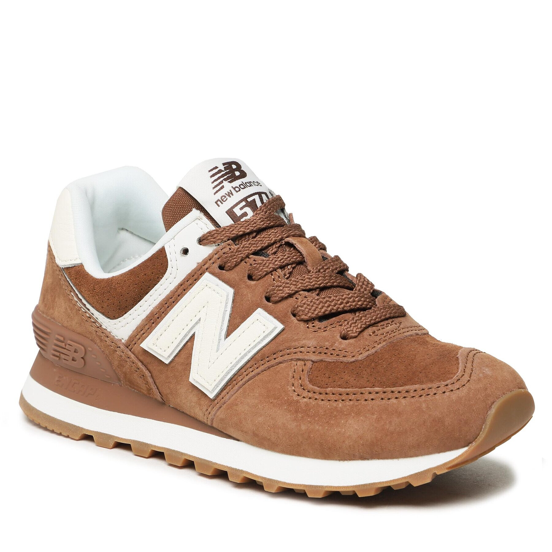 New Balance Сникърси WL574NA Кафяв - Pepit.bg