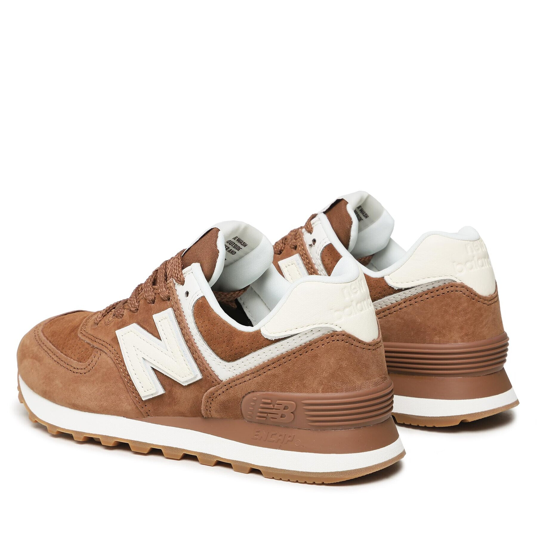 New Balance Сникърси WL574NA Кафяв - Pepit.bg