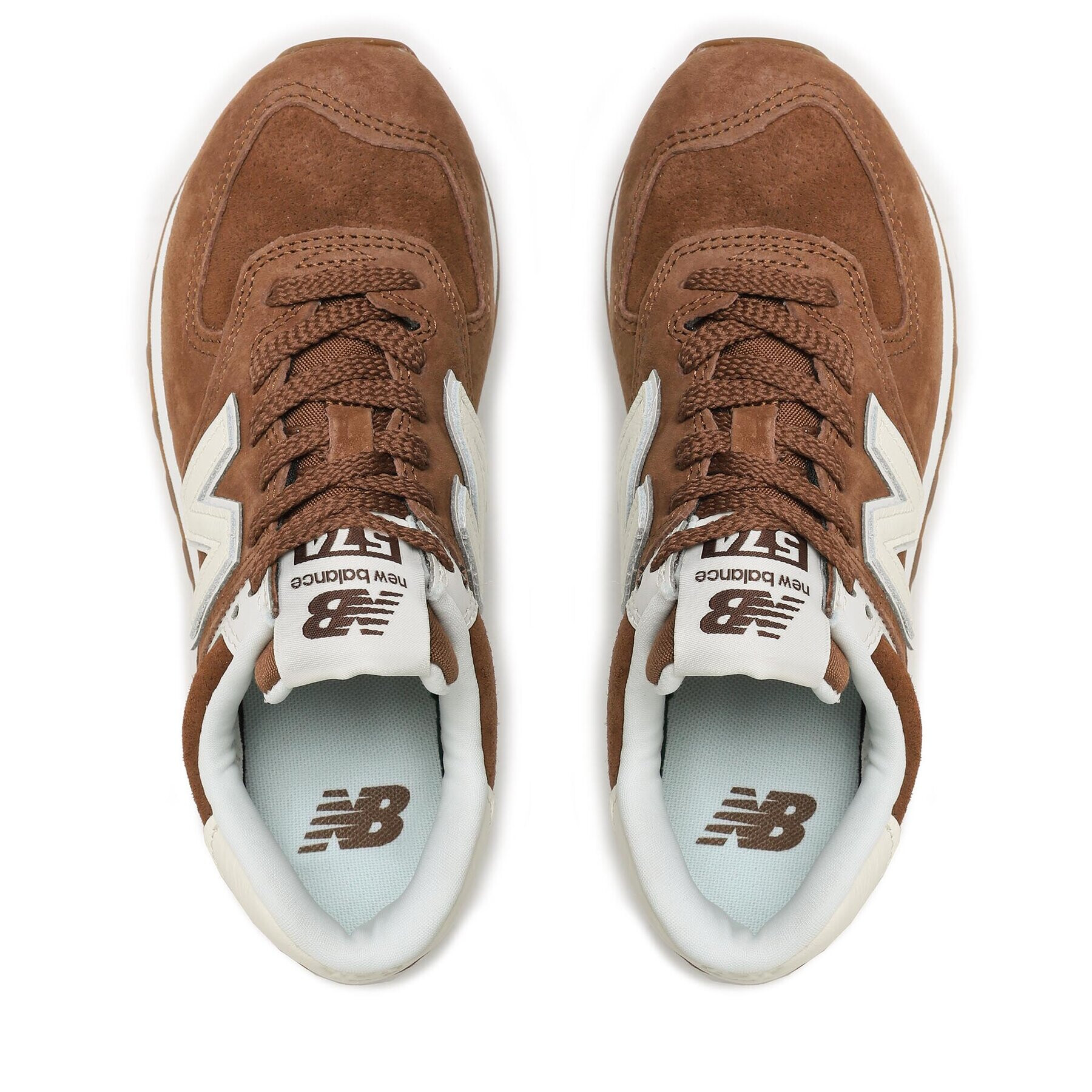 New Balance Сникърси WL574NA Кафяв - Pepit.bg