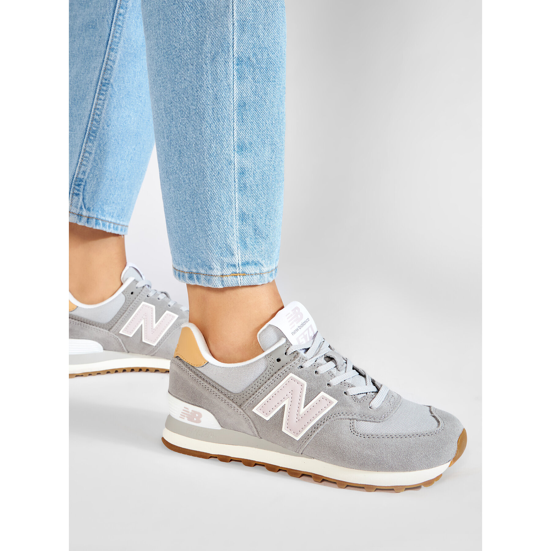 New Balance Сникърси WL574NA2 Сив - Pepit.bg