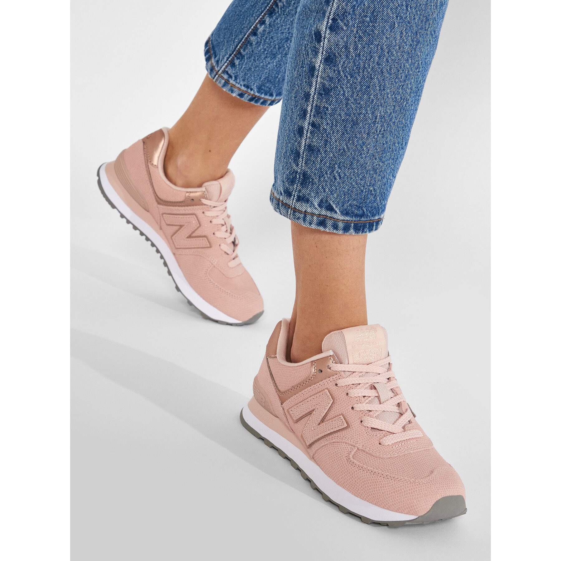 New Balance Сникърси WL574NK2 Розов - Pepit.bg