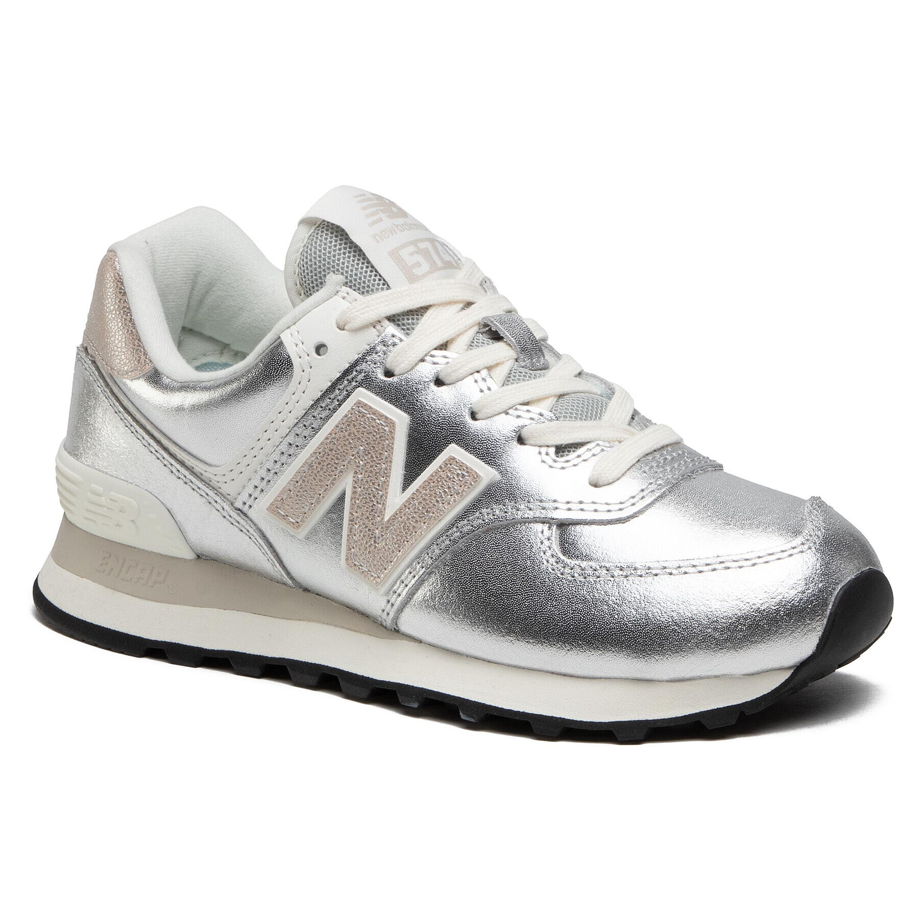 New Balance Сникърси WL574PR2 Сребрист - Pepit.bg