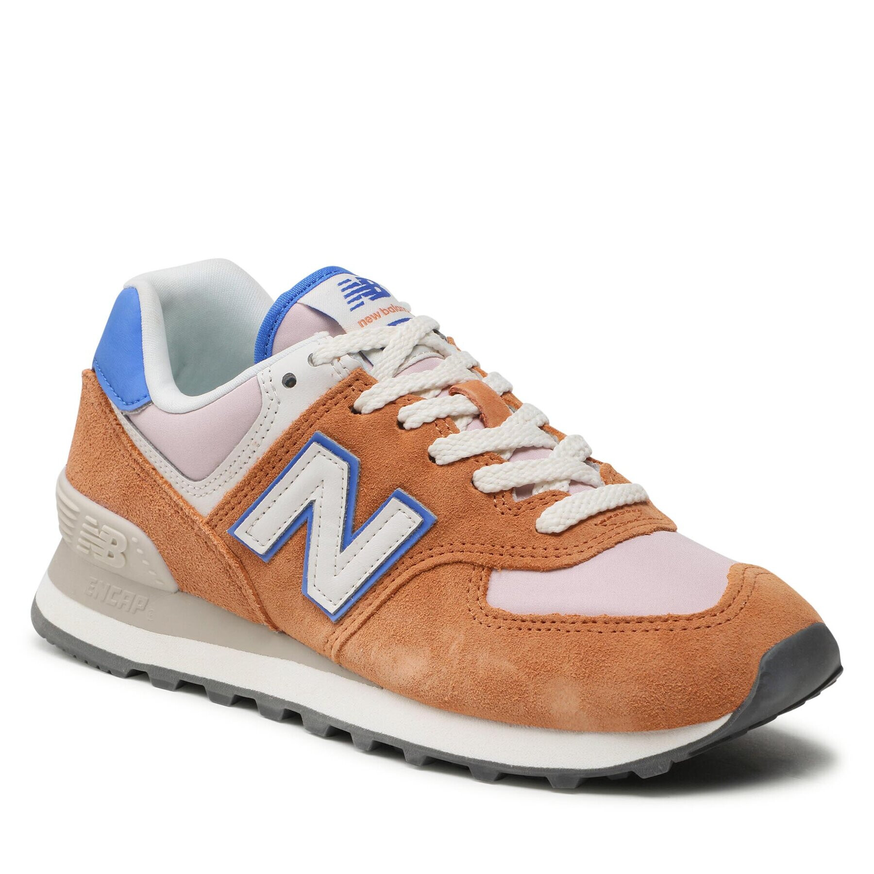 New Balance Сникърси WL574QB Кафяв - Pepit.bg