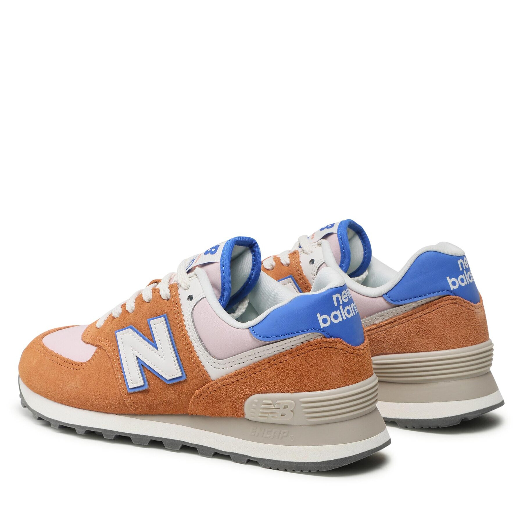 New Balance Сникърси WL574QB Кафяв - Pepit.bg