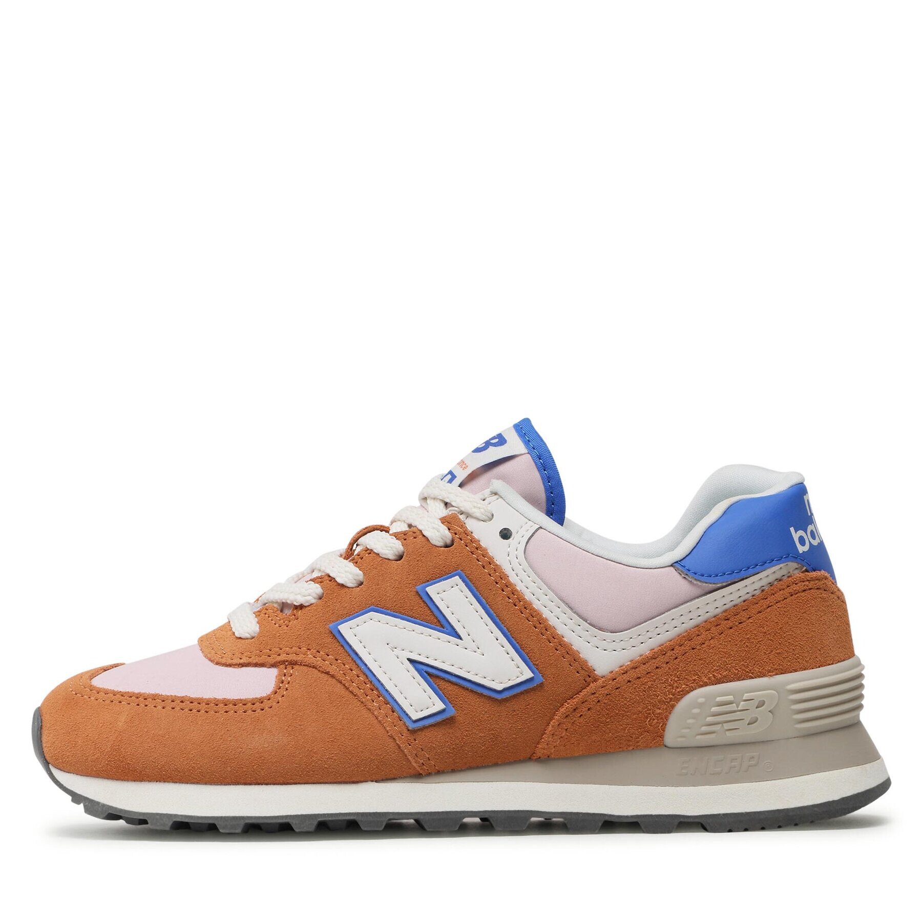 New Balance Сникърси WL574QB Кафяв - Pepit.bg