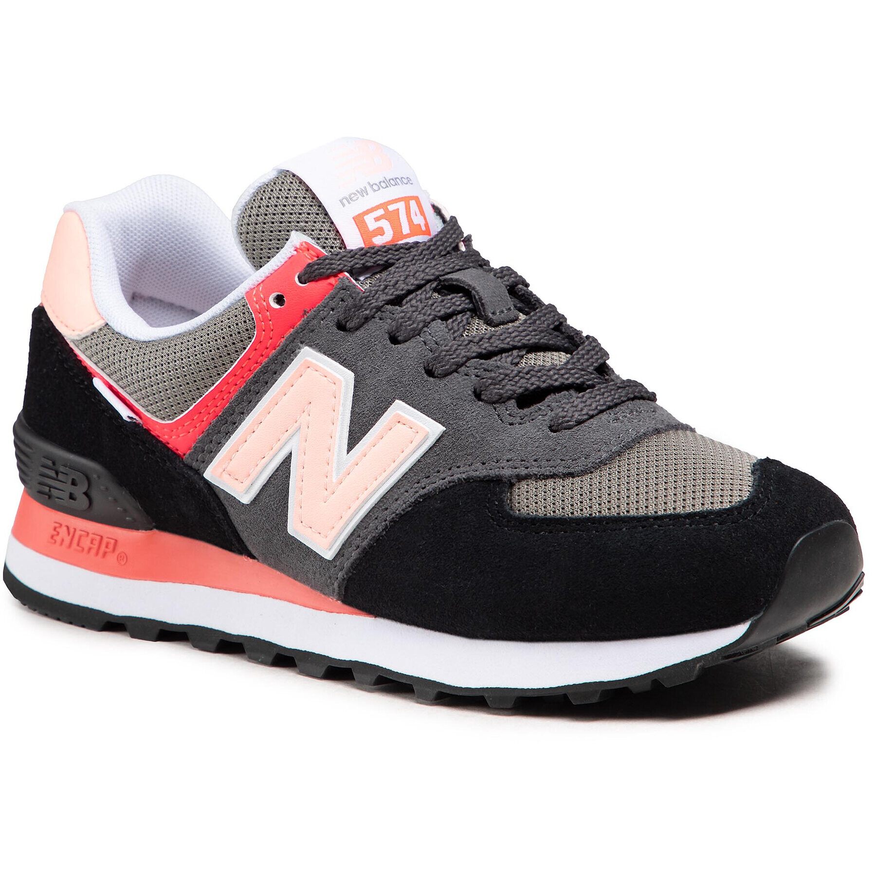 New Balance Сникърси WL574ST2 Черен - Pepit.bg