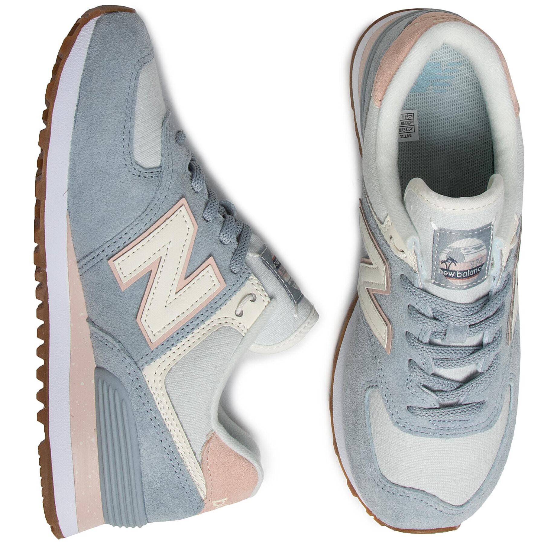 New Balance Сникърси WL574SUO Син - Pepit.bg