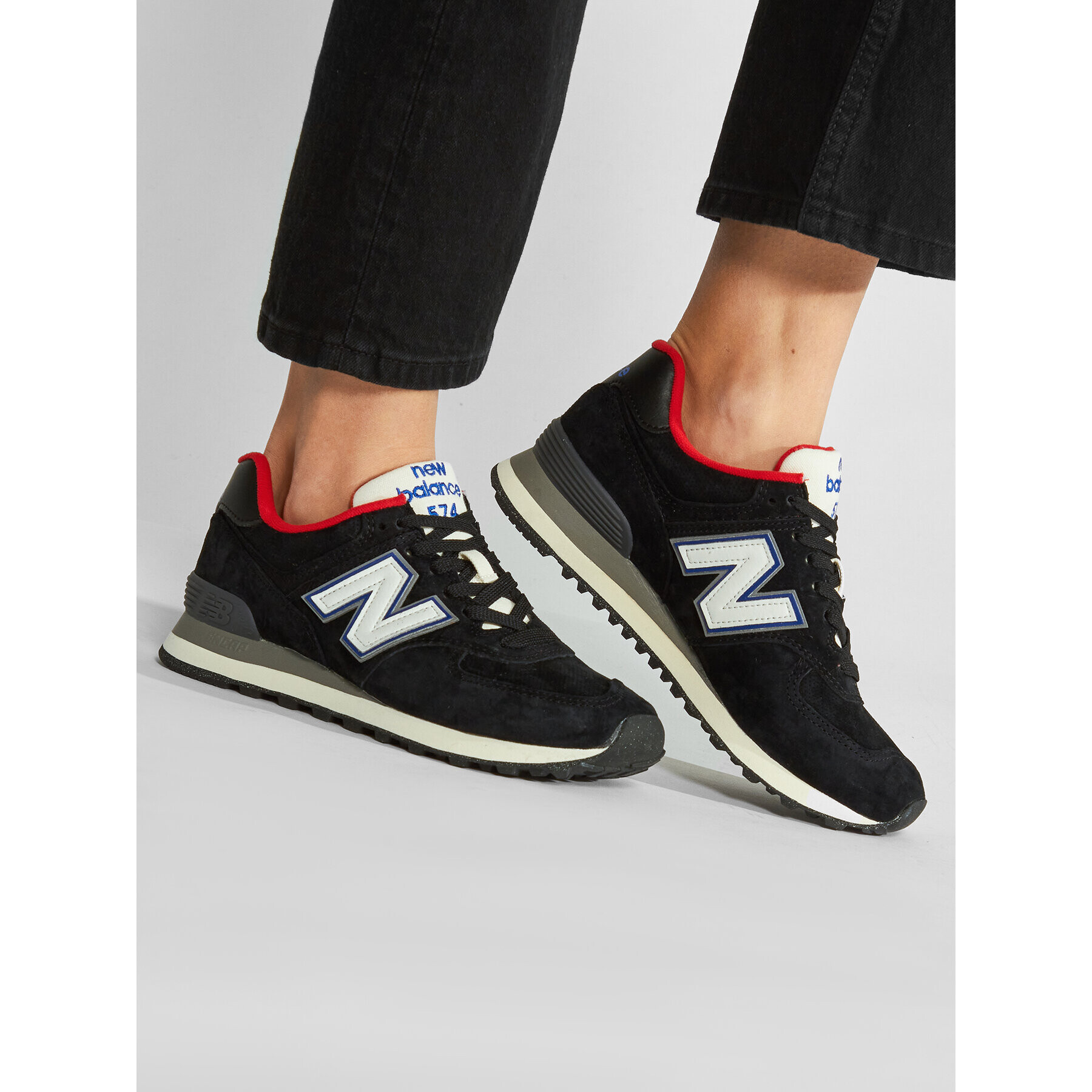 New Balance Сникърси WL574WG2 Черен - Pepit.bg