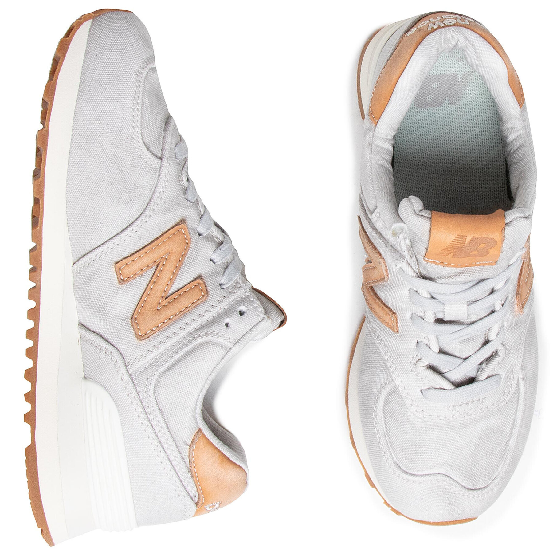 New Balance Сникърси WL574WTE Сив - Pepit.bg