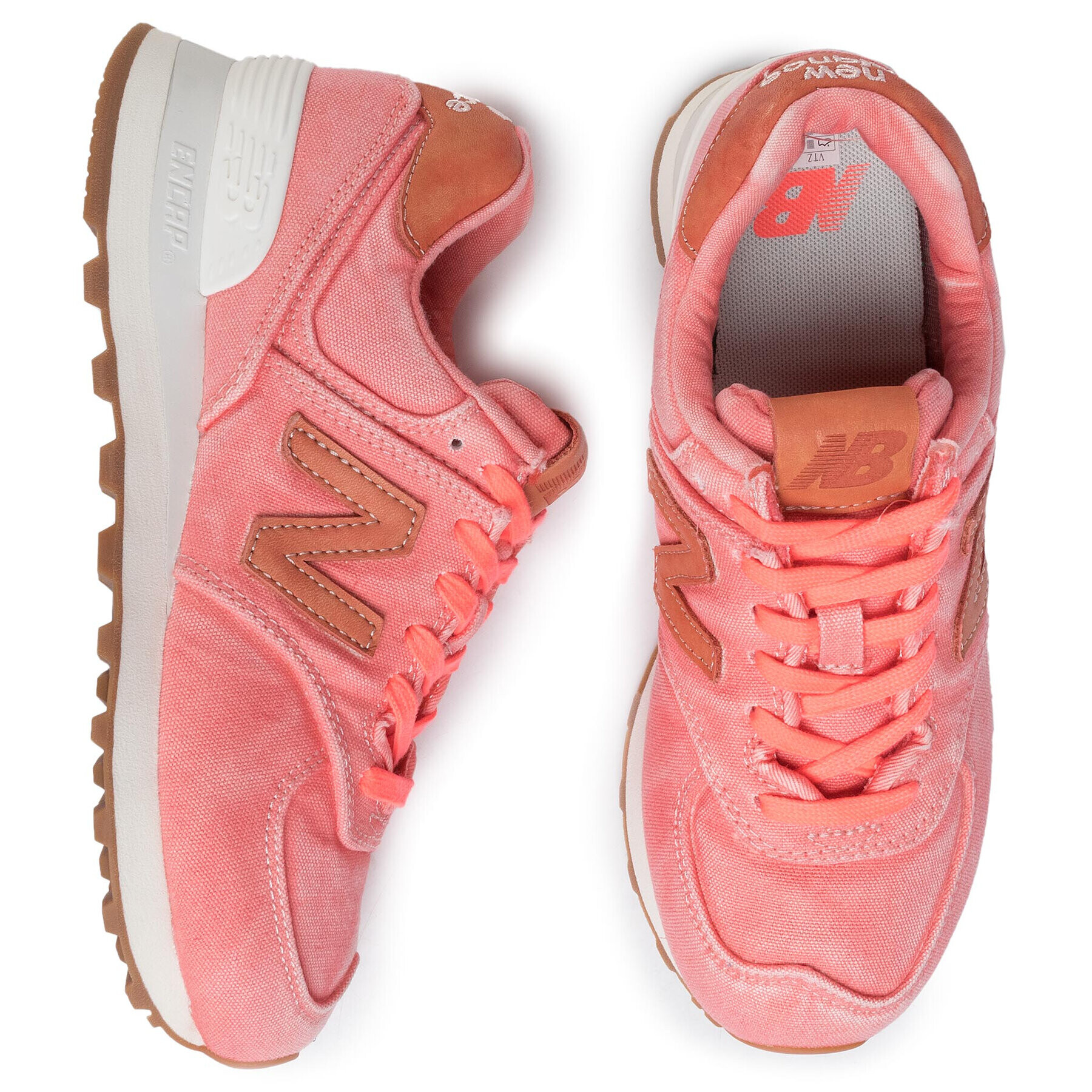 New Balance Сникърси WL574WTR Розов - Pepit.bg