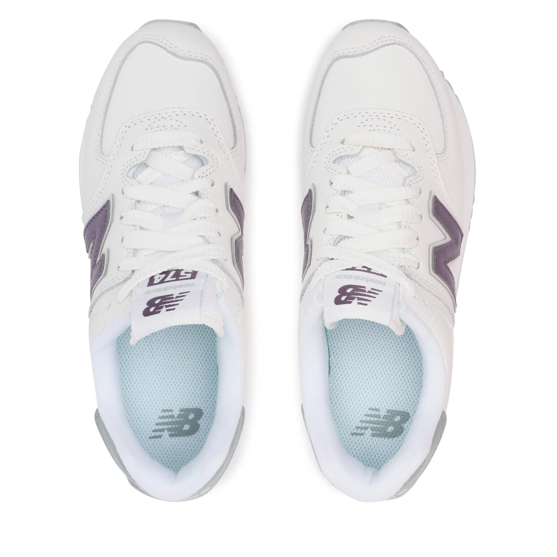 New Balance Сникърси WL574ZFG Бял - Pepit.bg