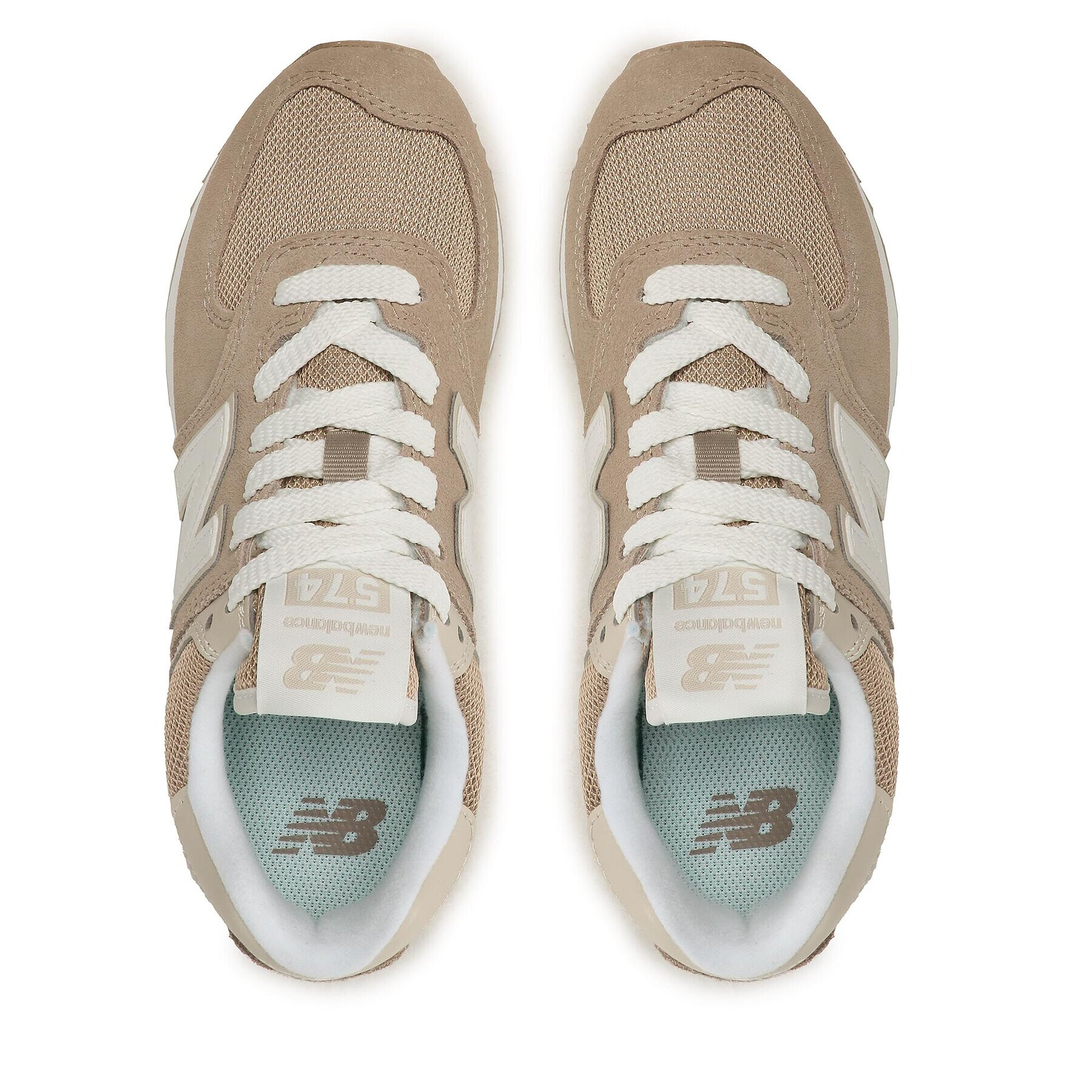 New Balance Сникърси WL574ZSM Кафяв - Pepit.bg