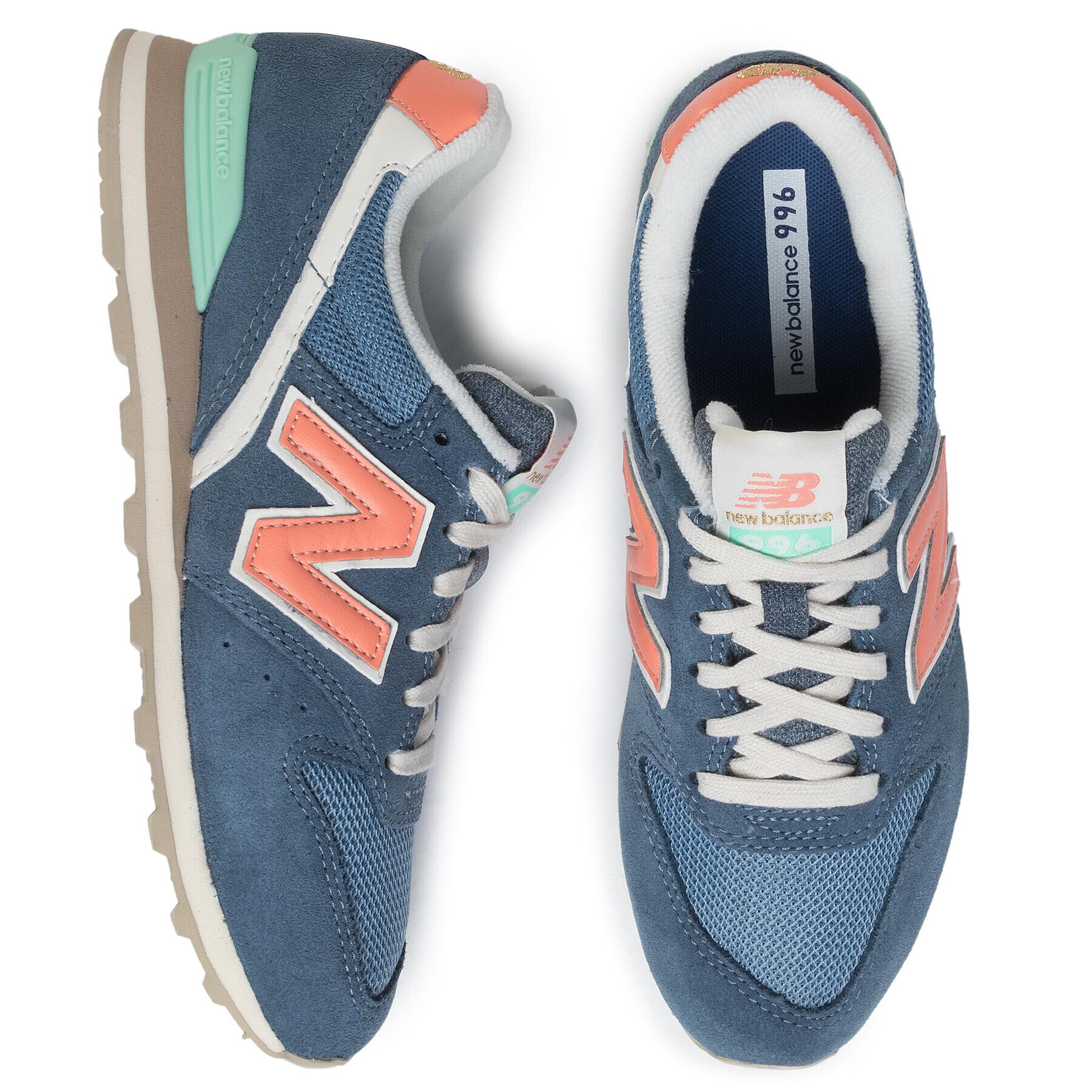 New Balance Сникърси WL996COM Син - Pepit.bg