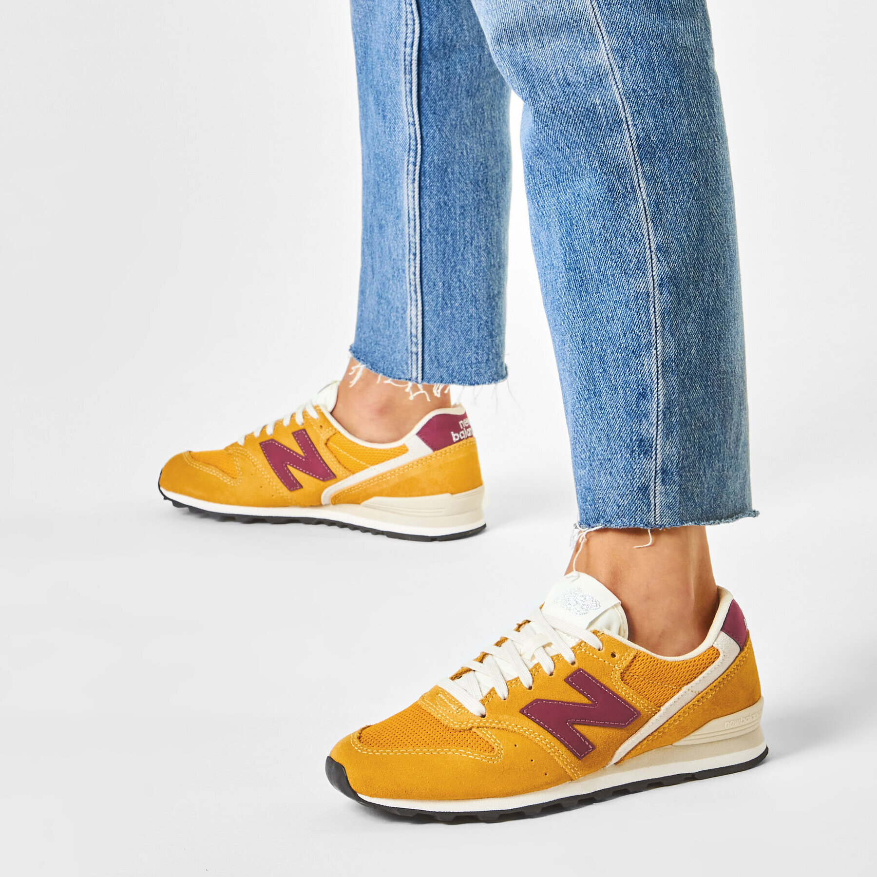 New Balance Сникърси WL996SVD Жълт - Pepit.bg