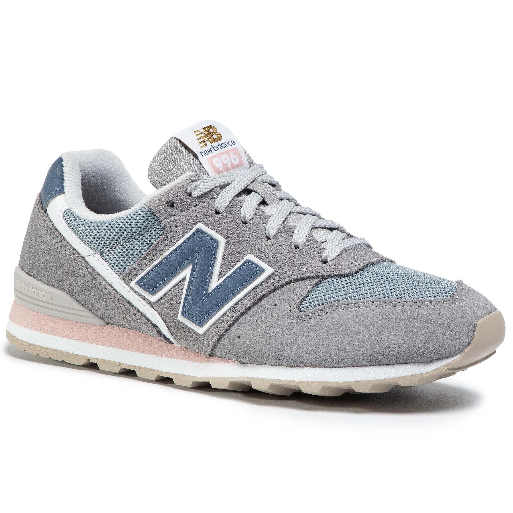 New Balance Сникърси WL996WS Сив - Pepit.bg