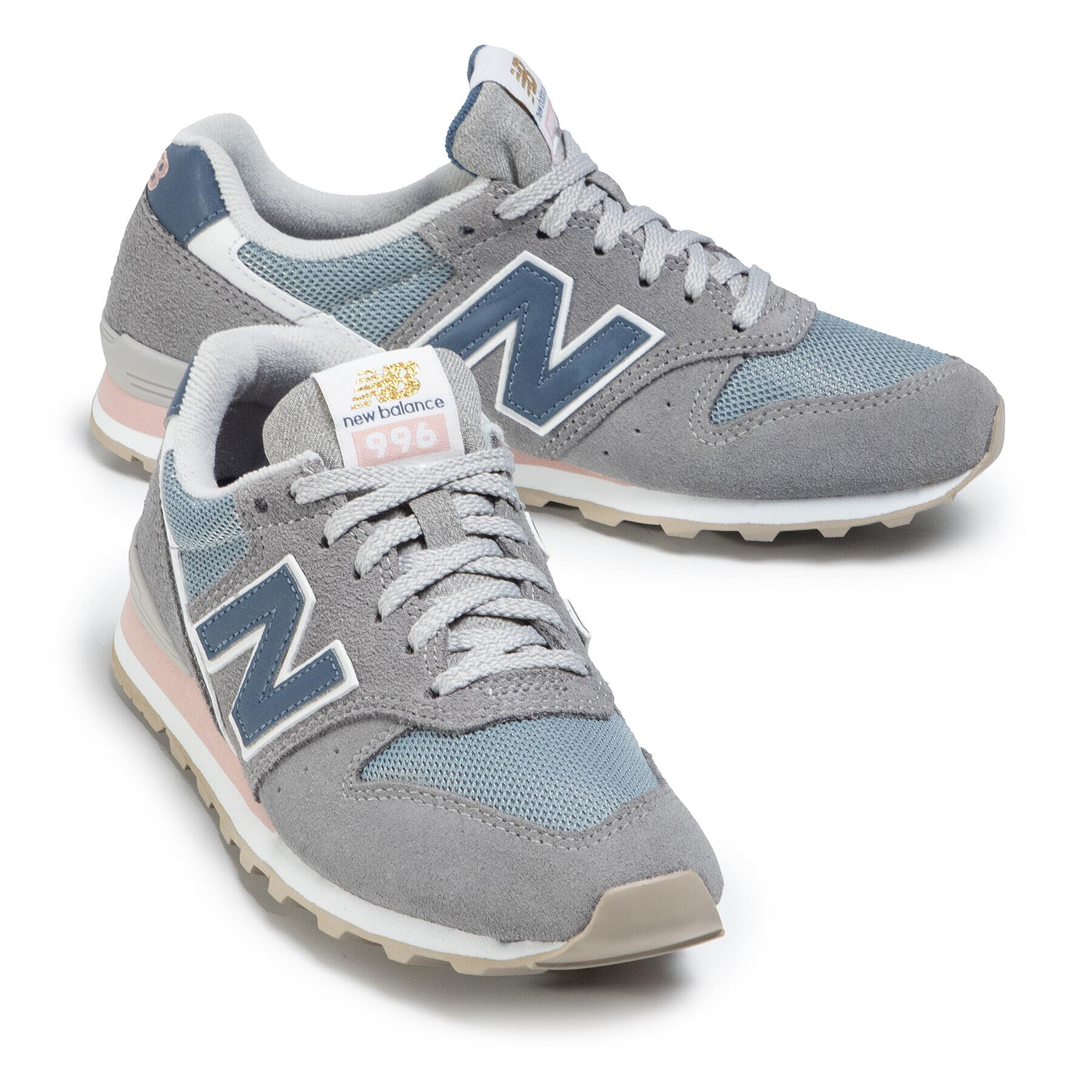 New Balance Сникърси WL996WS Сив - Pepit.bg