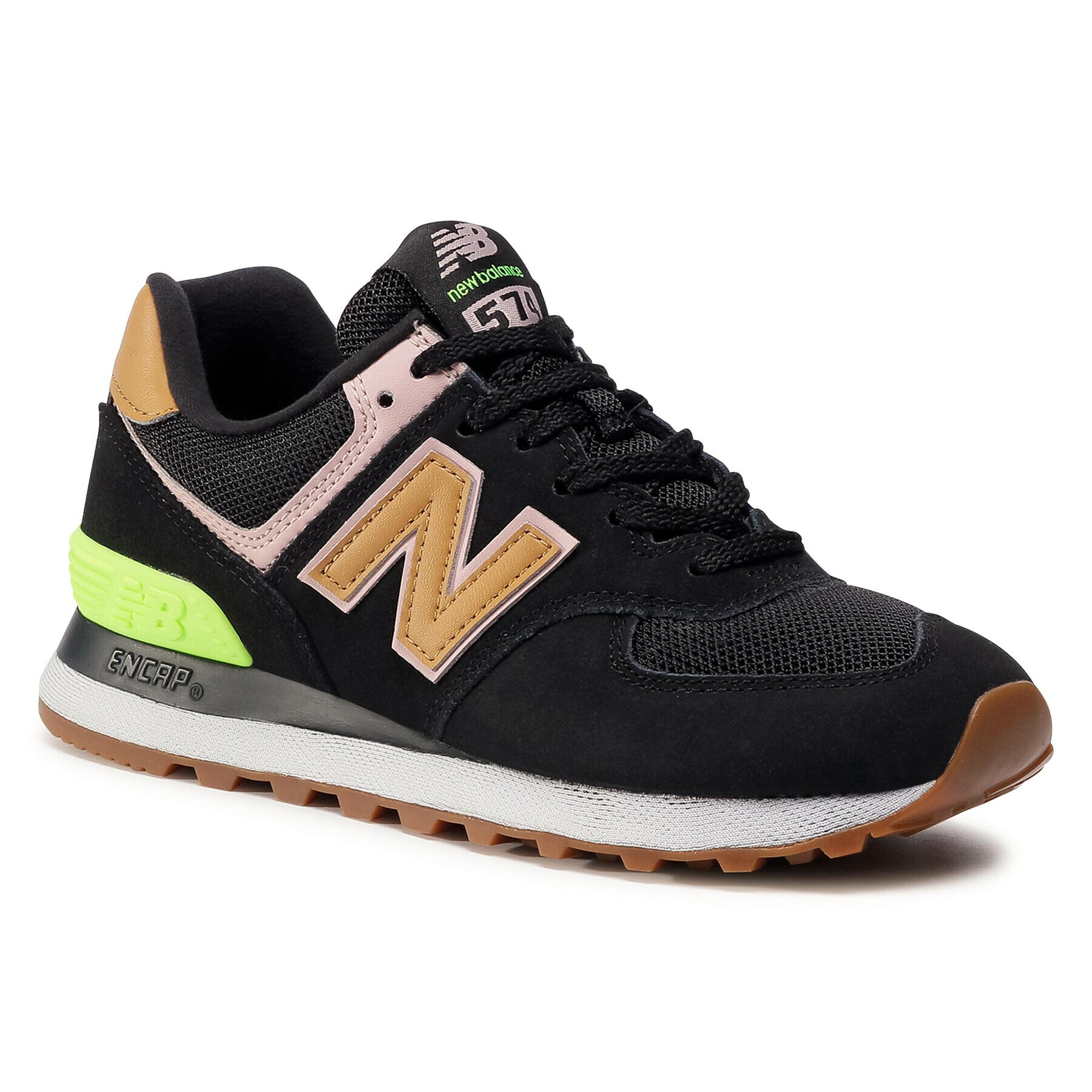 New Balance Сникърси WT574ATB Черен - Pepit.bg