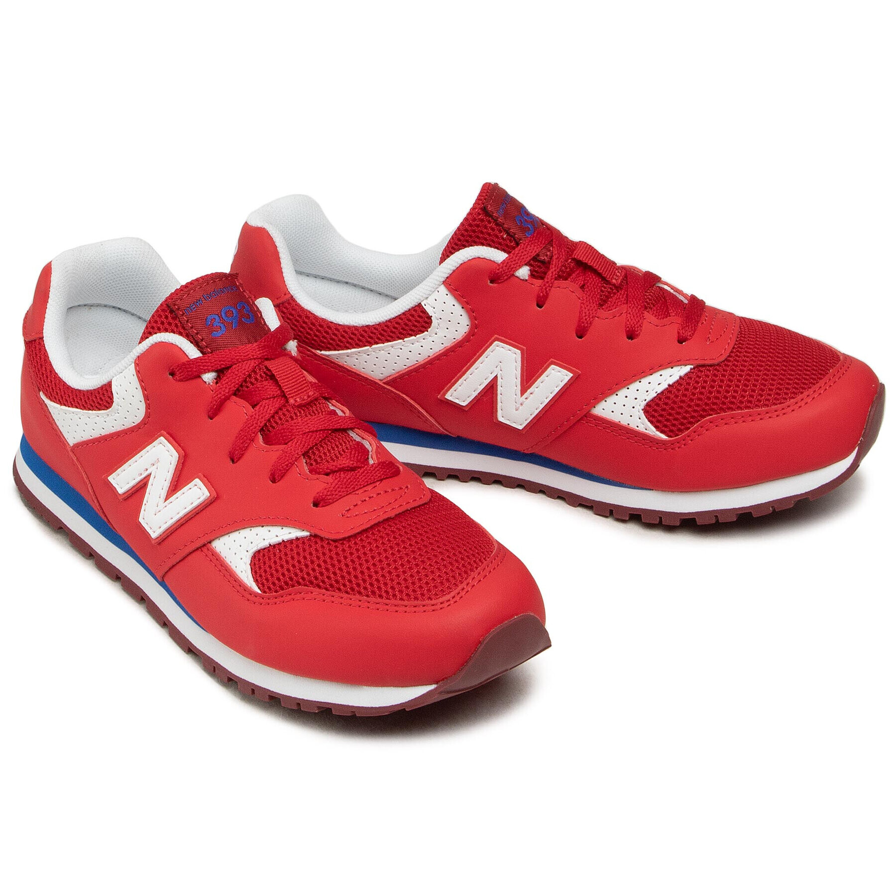New Balance Сникърси YC393BBP Червен - Pepit.bg