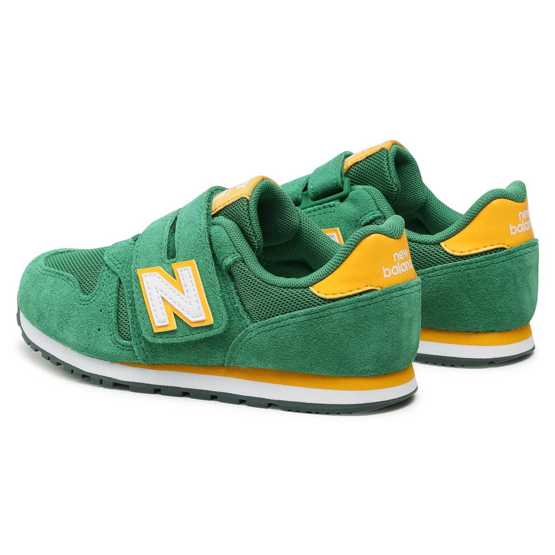 New Balance Сникърси YV373SGW Зелен - Pepit.bg