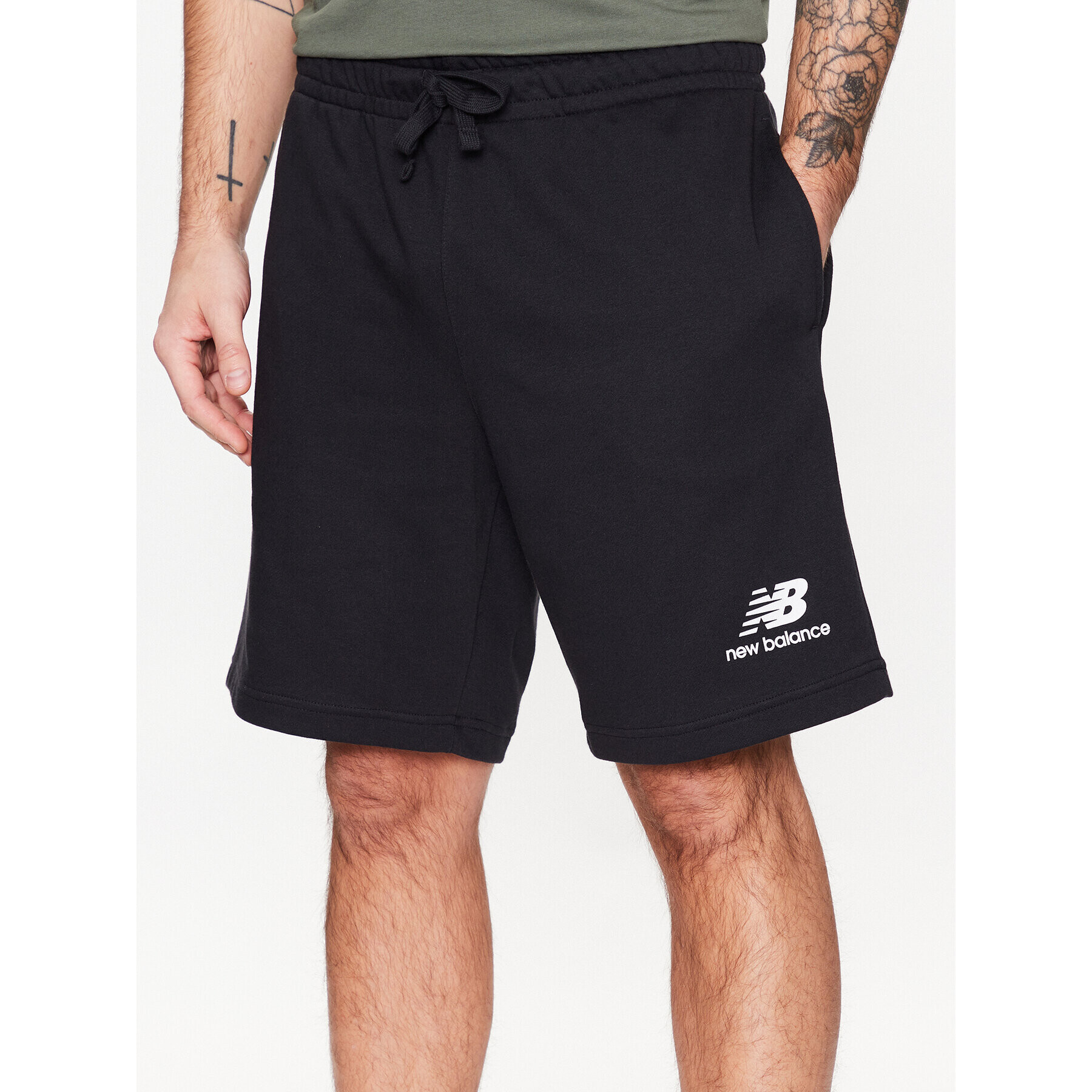 New Balance Спортни шорти MS3154 Черен Regular Fit - Pepit.bg
