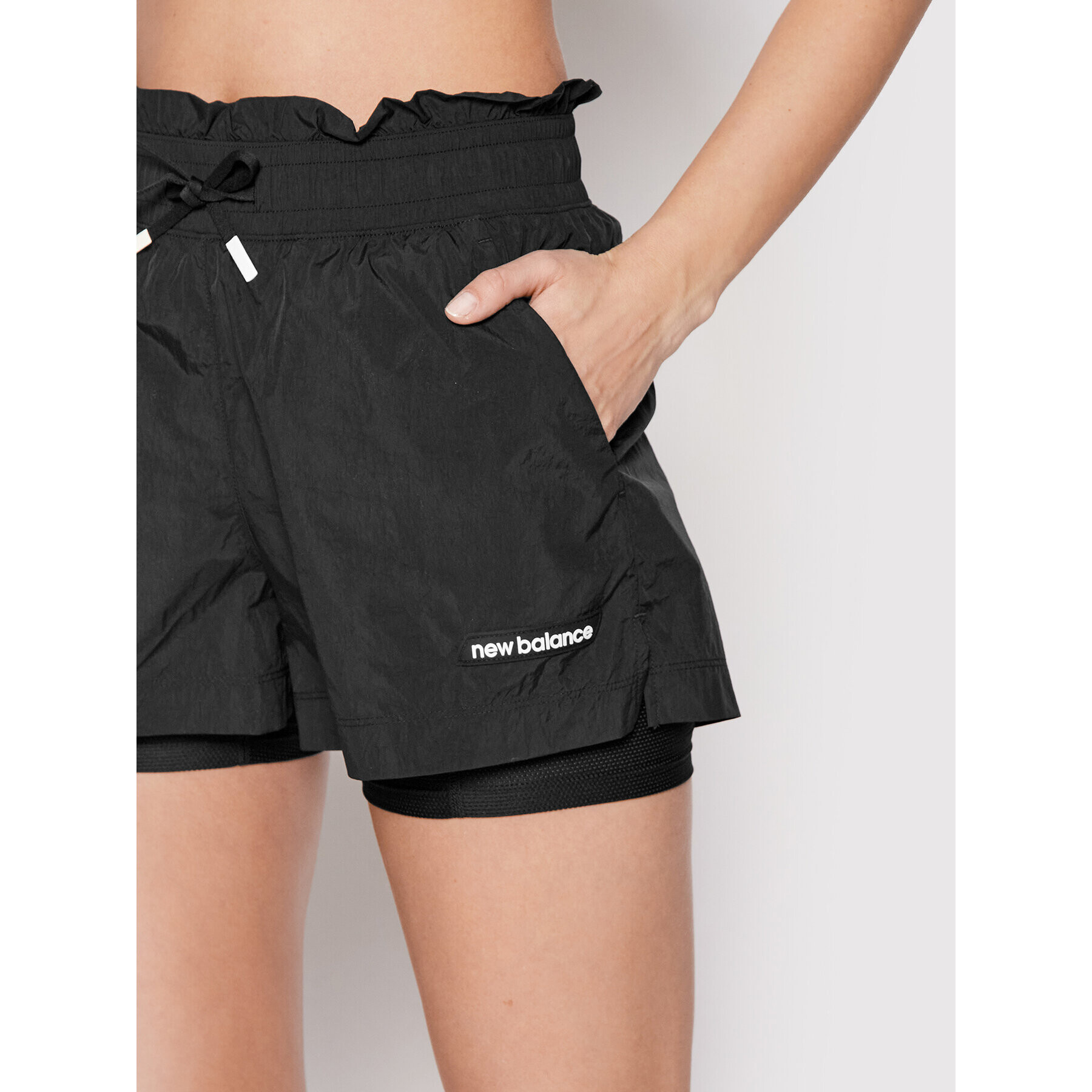 New Balance Спортни шорти Transform Multi WS21118 Черен Athletic Fit - Pepit.bg