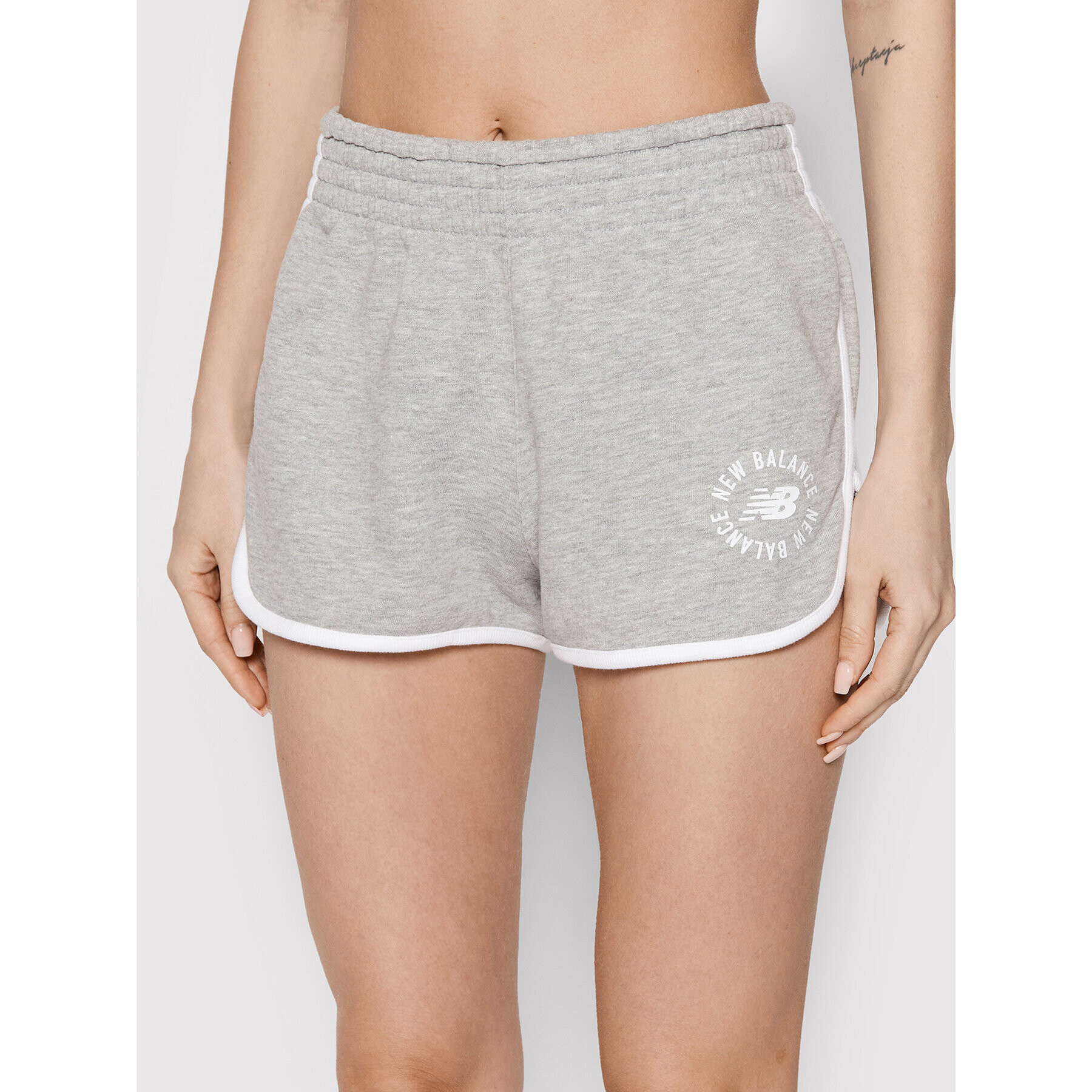 New Balance Спортни шорти WS21800 Сив Regular Fit - Pepit.bg