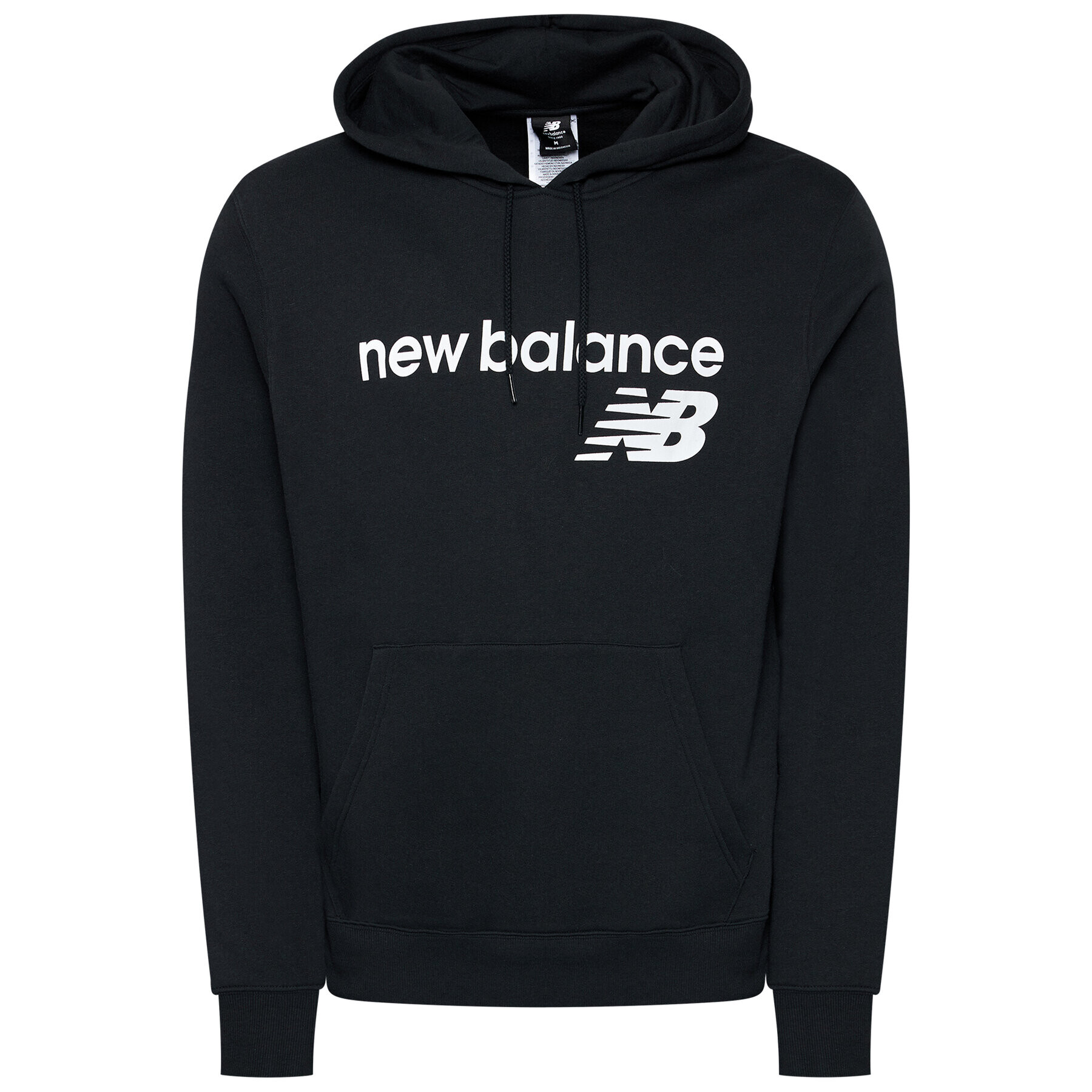 New Balance Суитшърт C C F Hoodie MT03910 Черен Relaxed Fit - Pepit.bg