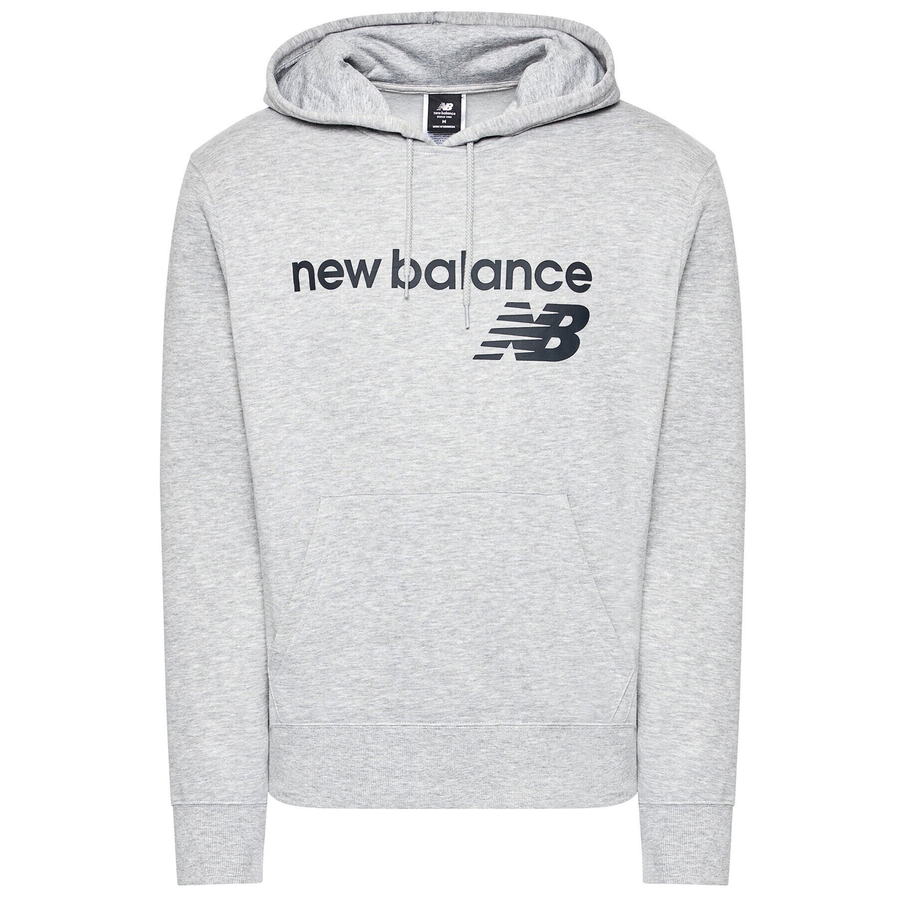 New Balance Суитшърт C C F Hoodie MT03910 Сив Relaxed Fit - Pepit.bg