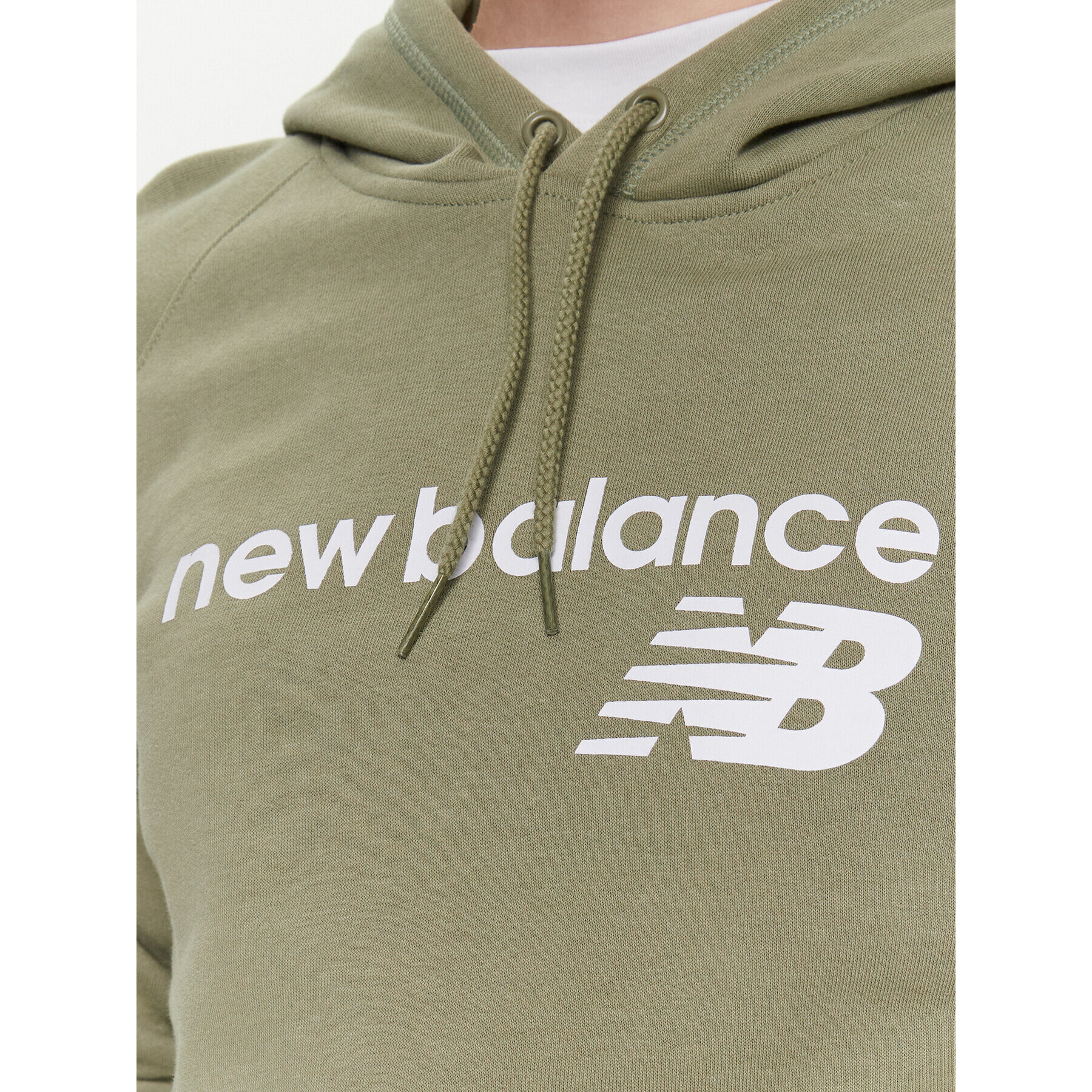 New Balance Суитшърт Classic Core WT03810 Зелен Relaxed Fit - Pepit.bg