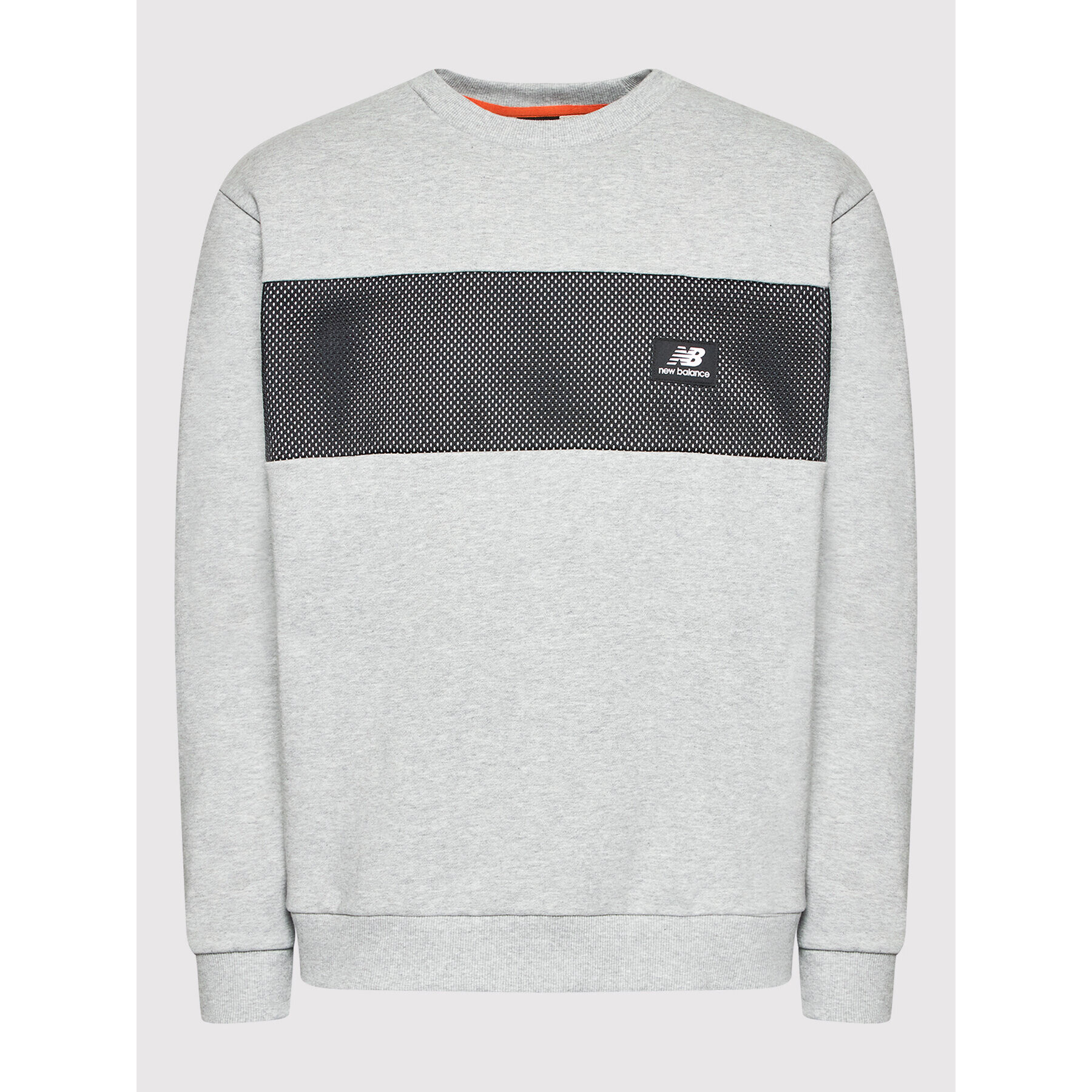 New Balance Суитшърт MT21508 Сив Relaxed Fit - Pepit.bg