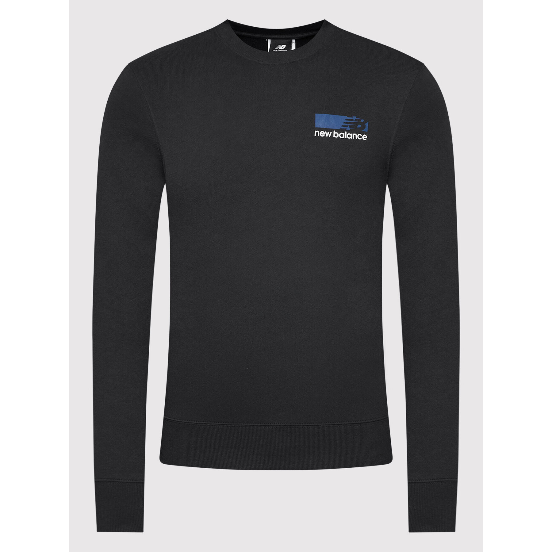 New Balance Суитшърт Solid MT13906 Черен Relaxed Fit - Pepit.bg