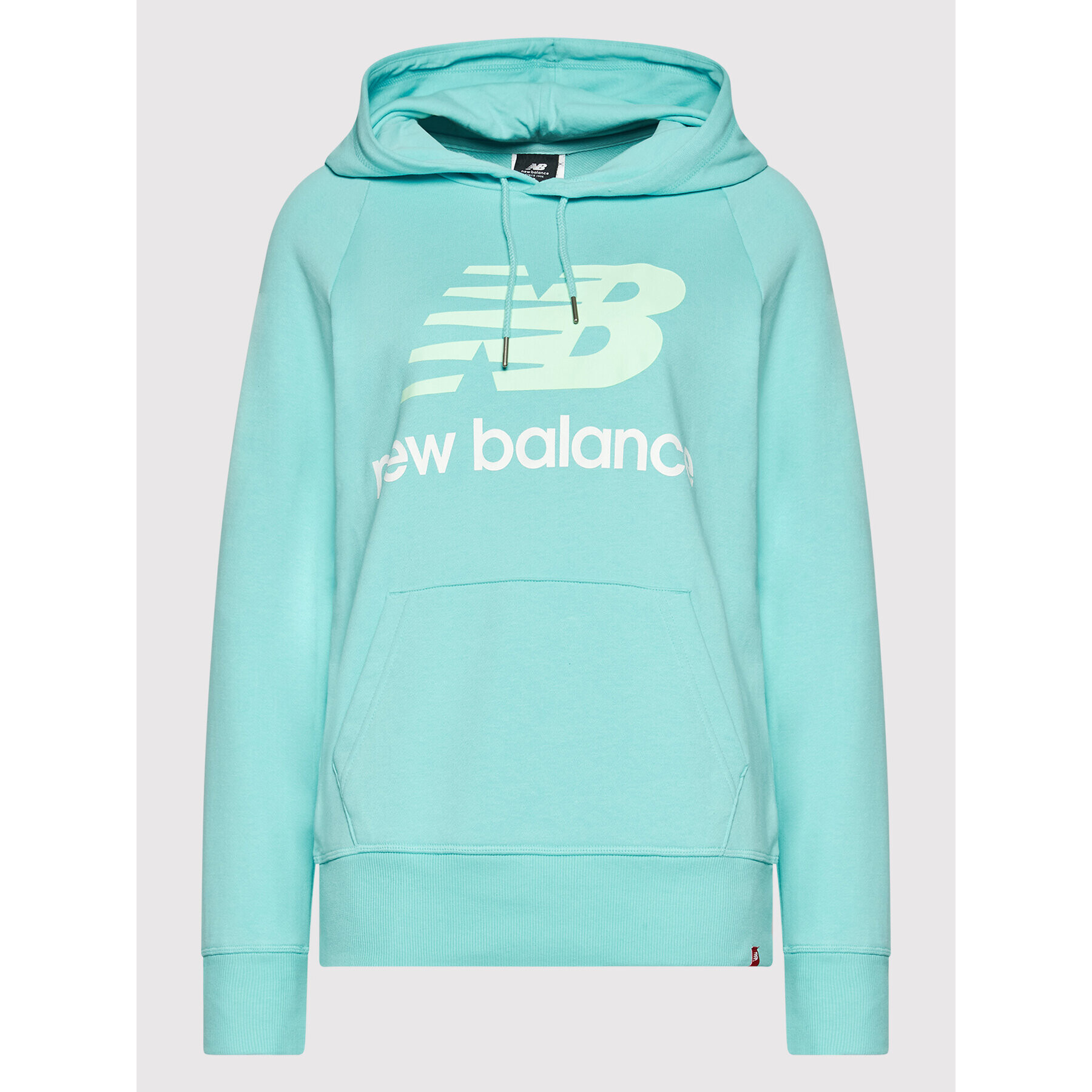 New Balance Суитшърт WT03550 Зелен Relaxed Fit - Pepit.bg