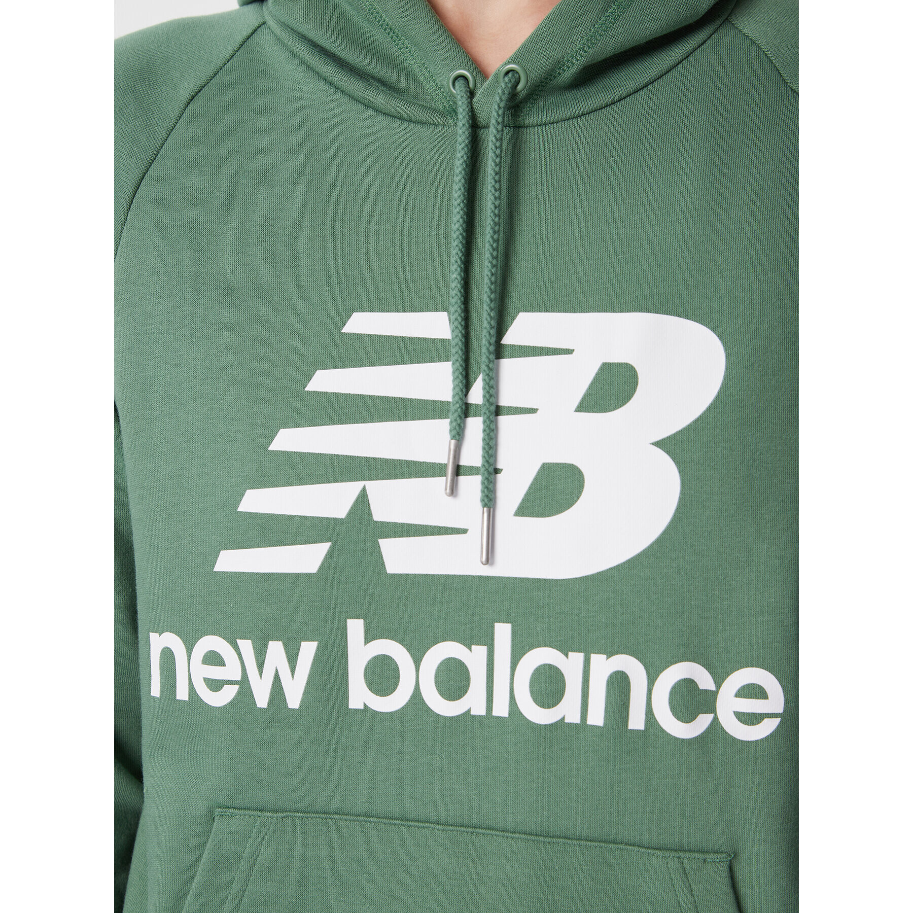 New Balance Суитшърт WT03550 Зелен Relaxed Fit - Pepit.bg