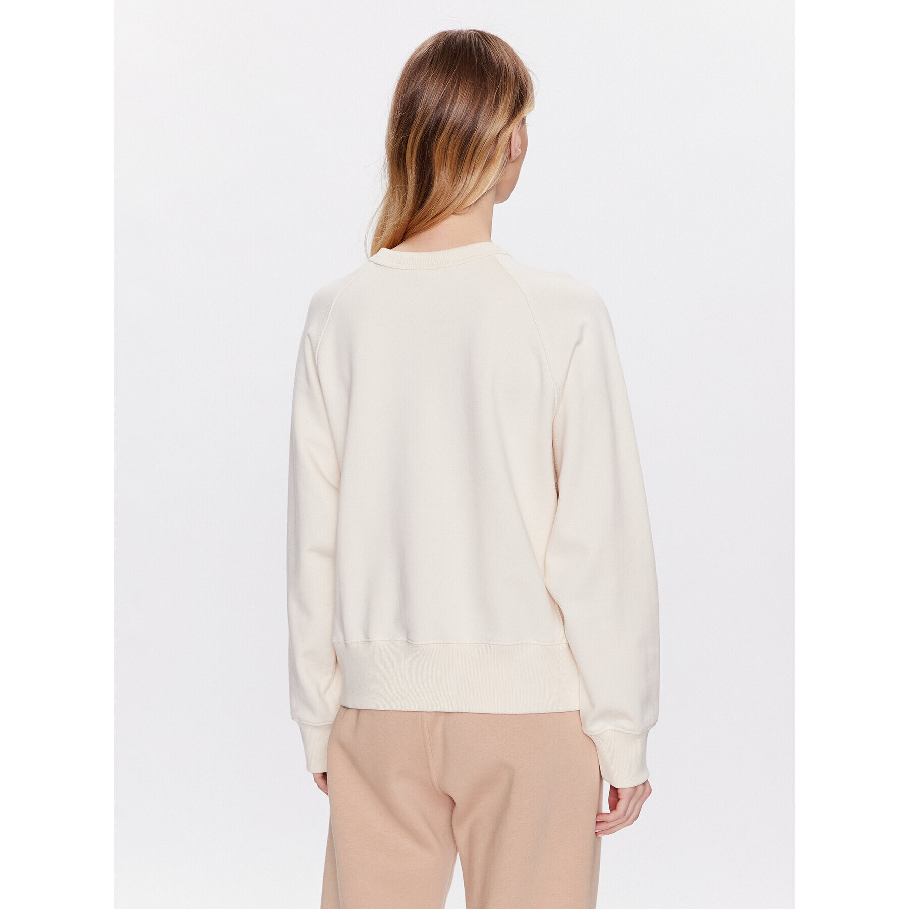 New Balance Суитшърт WT31500 Екрю Oversize - Pepit.bg