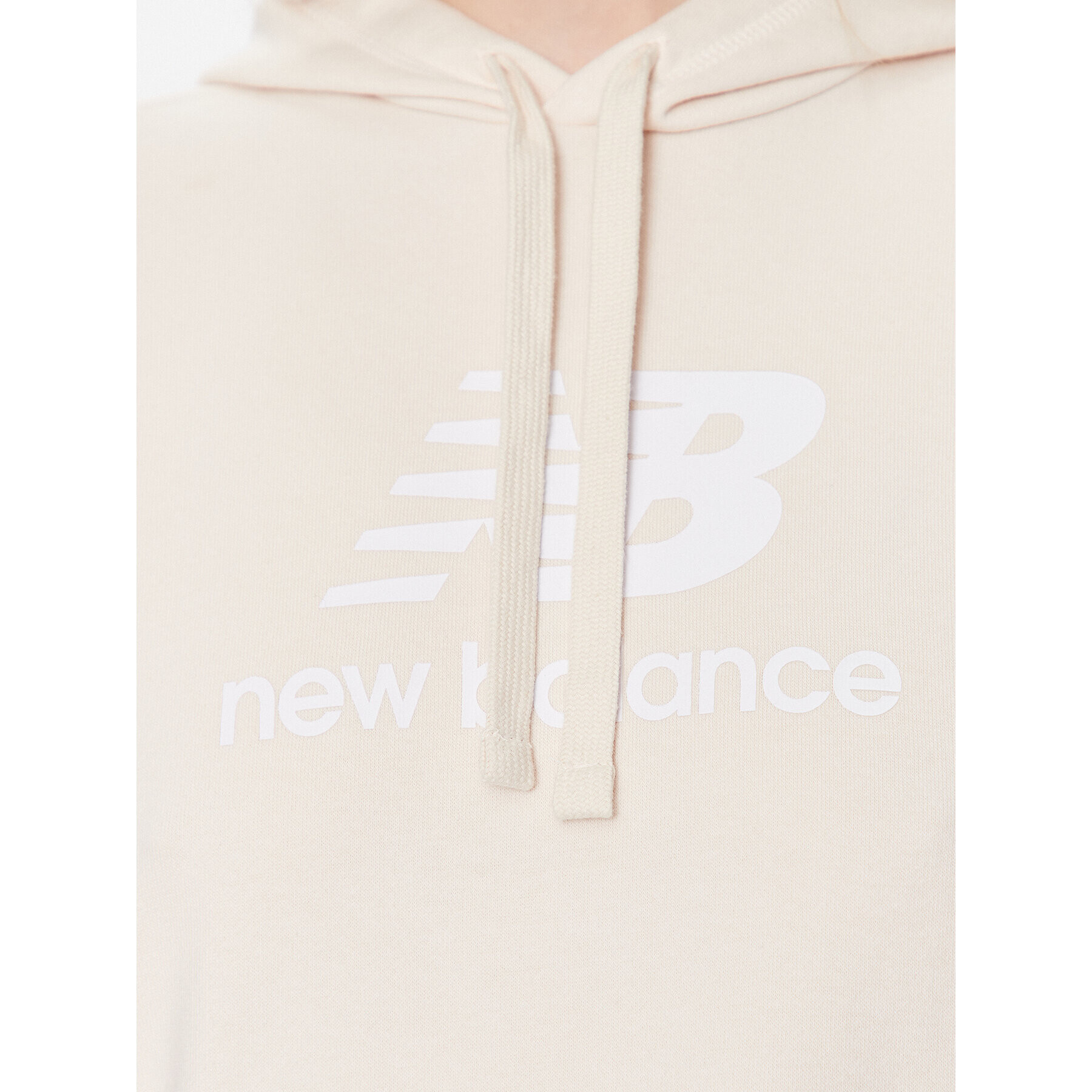 New Balance Суитшърт WT31533 Бежов Relaxed Fit - Pepit.bg