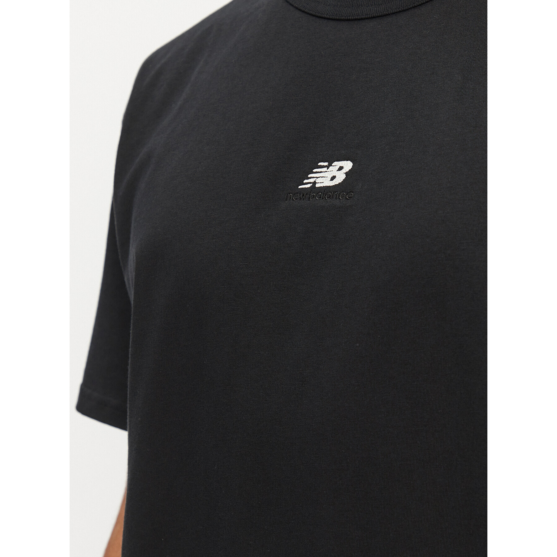 New Balance Тишърт Athletics Remastered Graphic Cotton Jersey Short Sleeve T-shirt MT31504 Черен Regular Fit - Pepit.bg