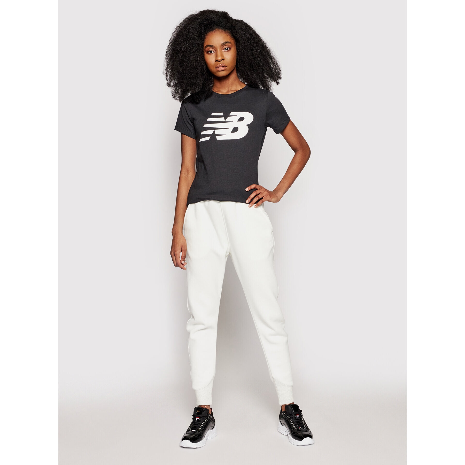 New Balance Тишърт Classic Flying Nb Graphic Tee WT03816 Сив Athletic Fit - Pepit.bg