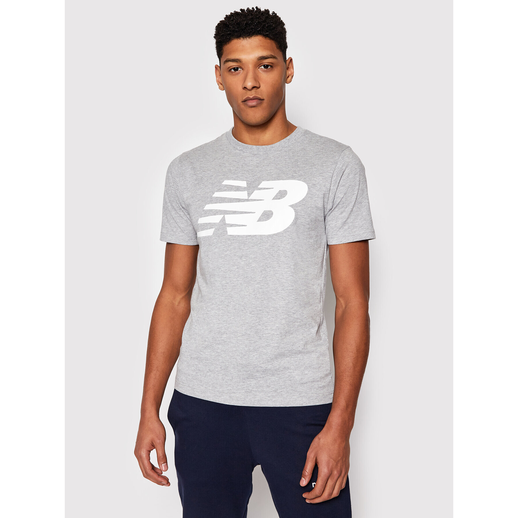New Balance Тишърт Classic New MT03919 Сив Regular Fit - Pepit.bg